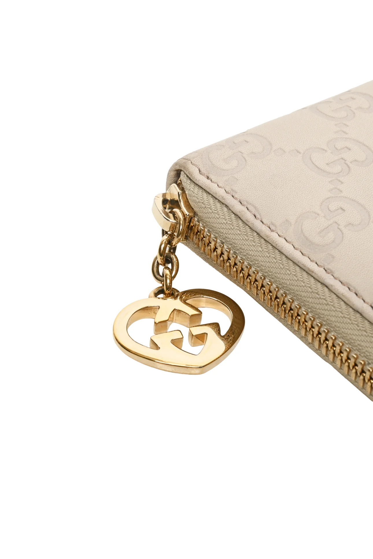 Gucci Lovely Guccissima Zip Around Wallet - Image 5