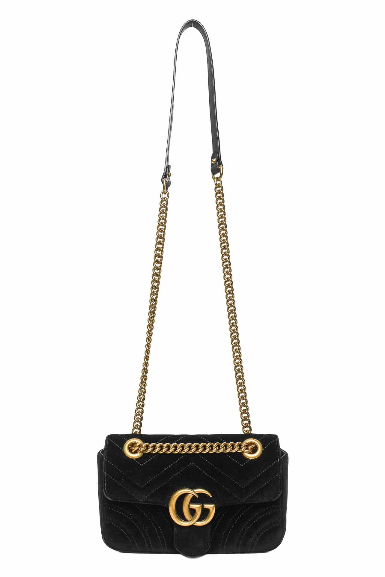 Gucci Marmont Small Velvet Shoulder Bag - Image 5