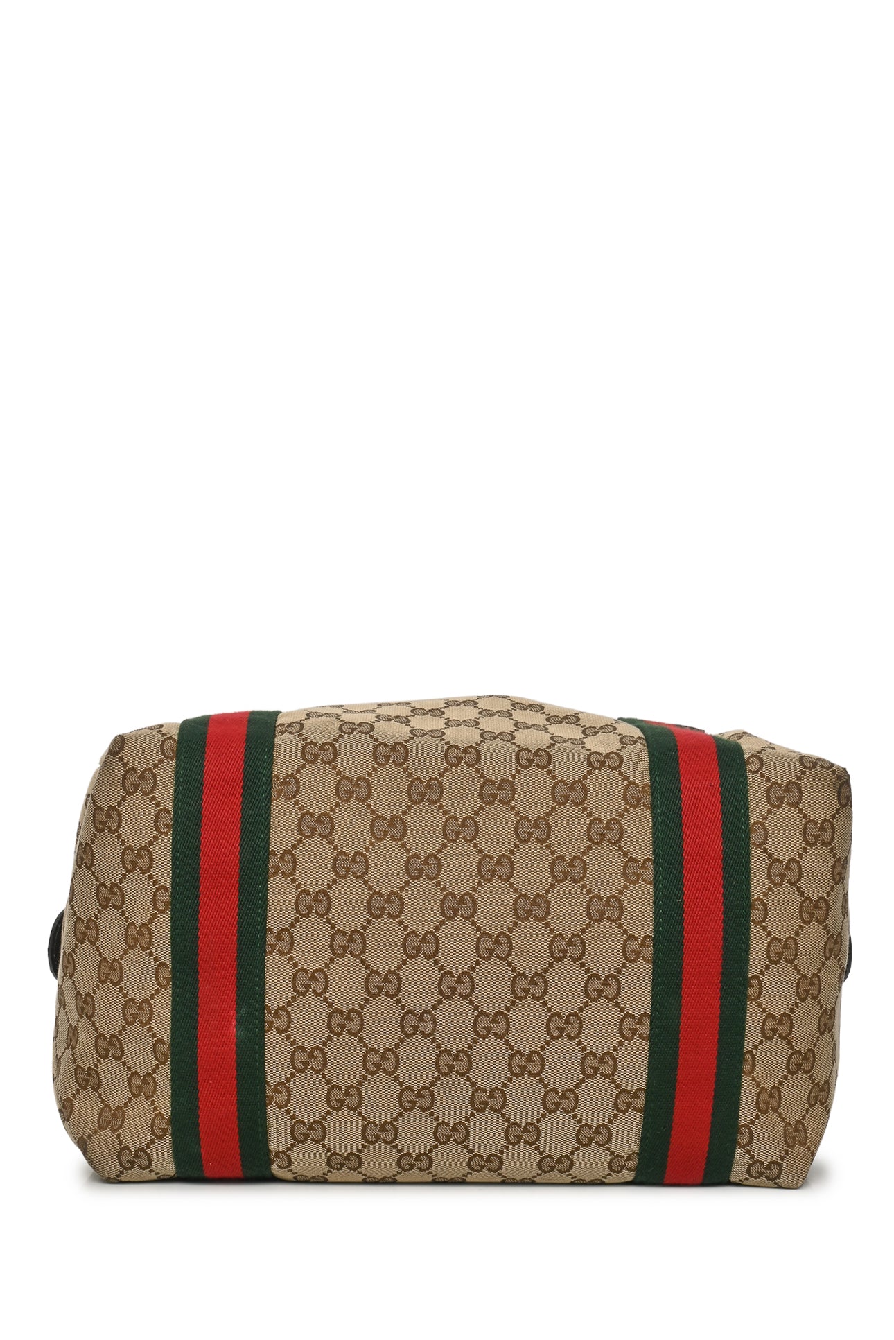 Gucci Medium GG Canvas Web Boston Bag - Image 4