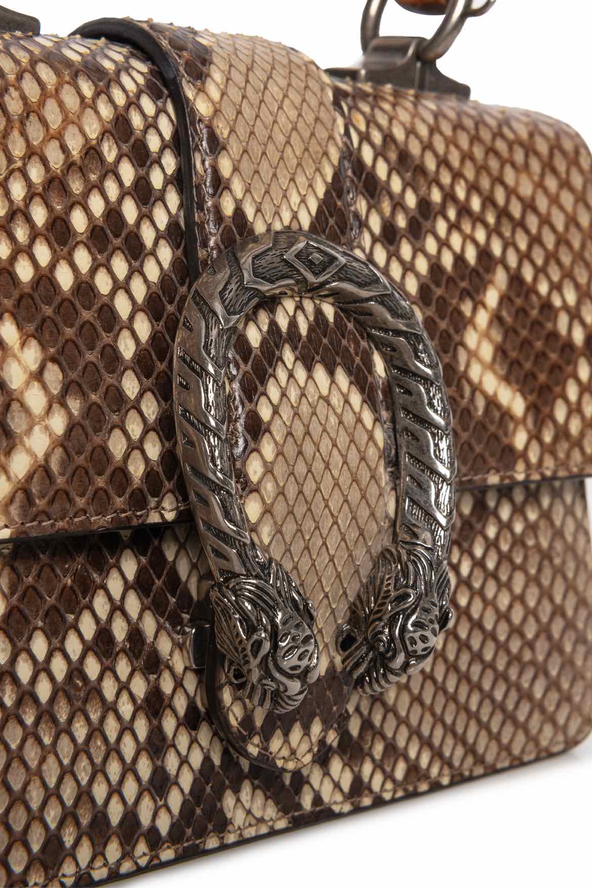 Gucci Mini Python Bamboo Dionysus Purse - Image 2