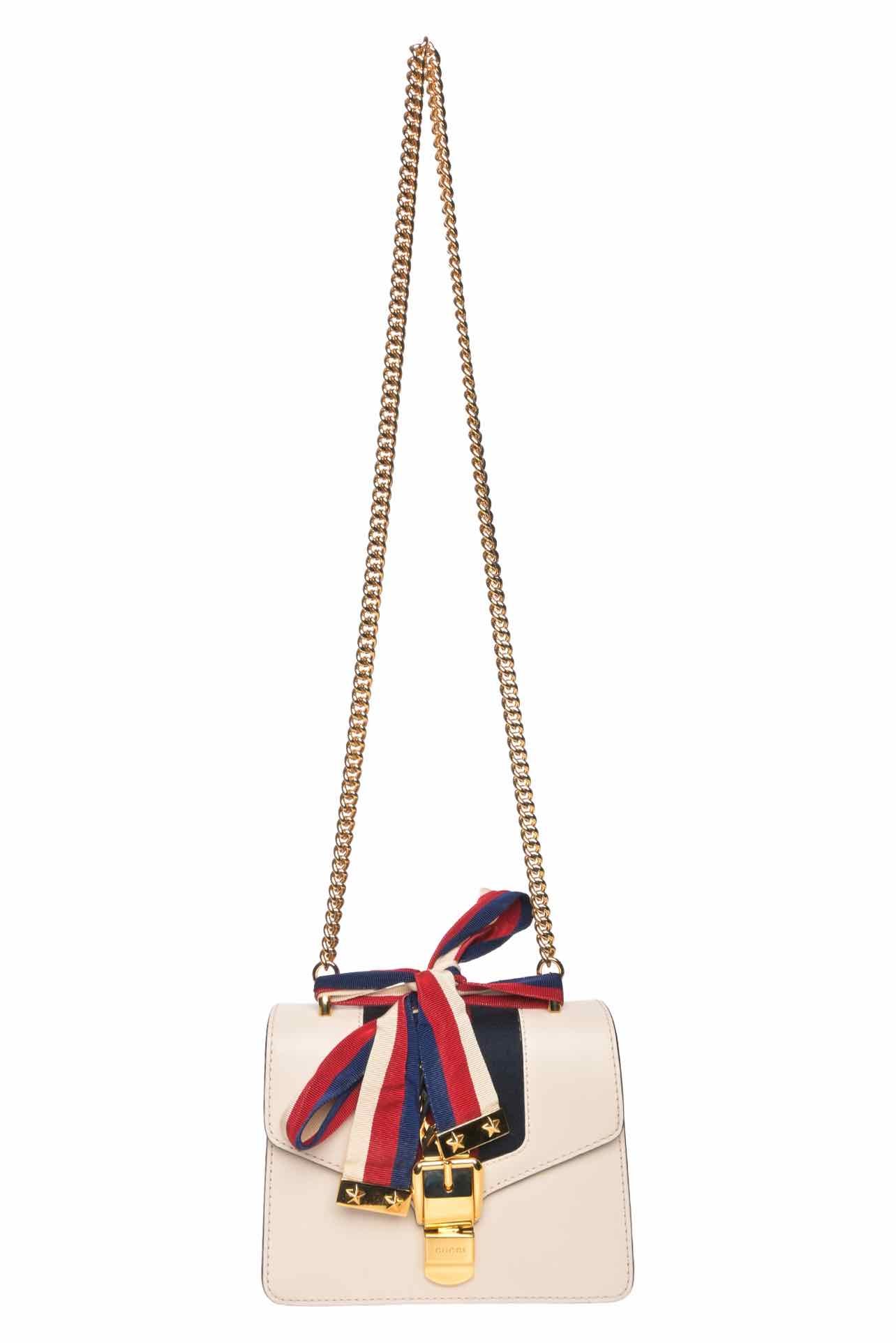 Gucci Mini Sylvie Chain Shoulder Bag - Image 6
