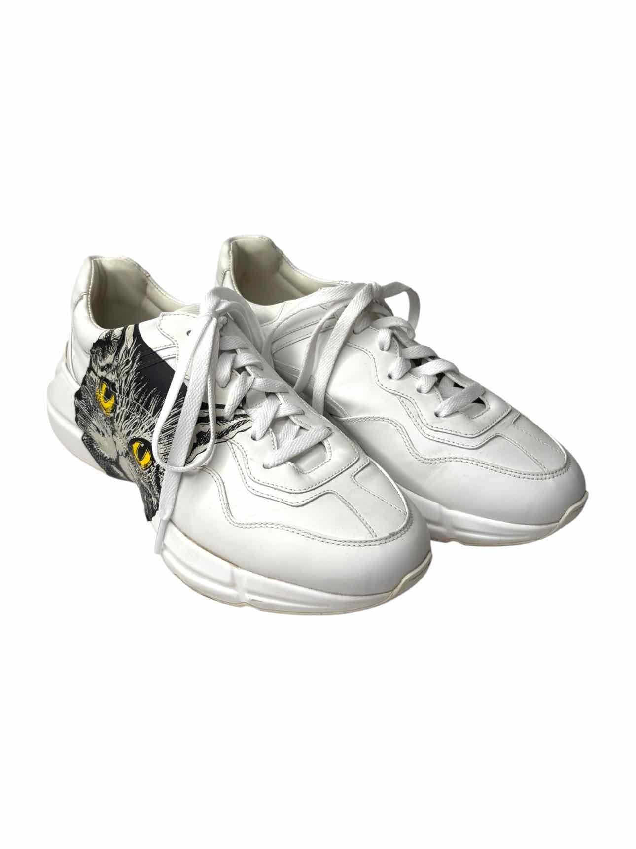 Gucci Mystic Cat Rhton Size 39 Sneaker - Image 2