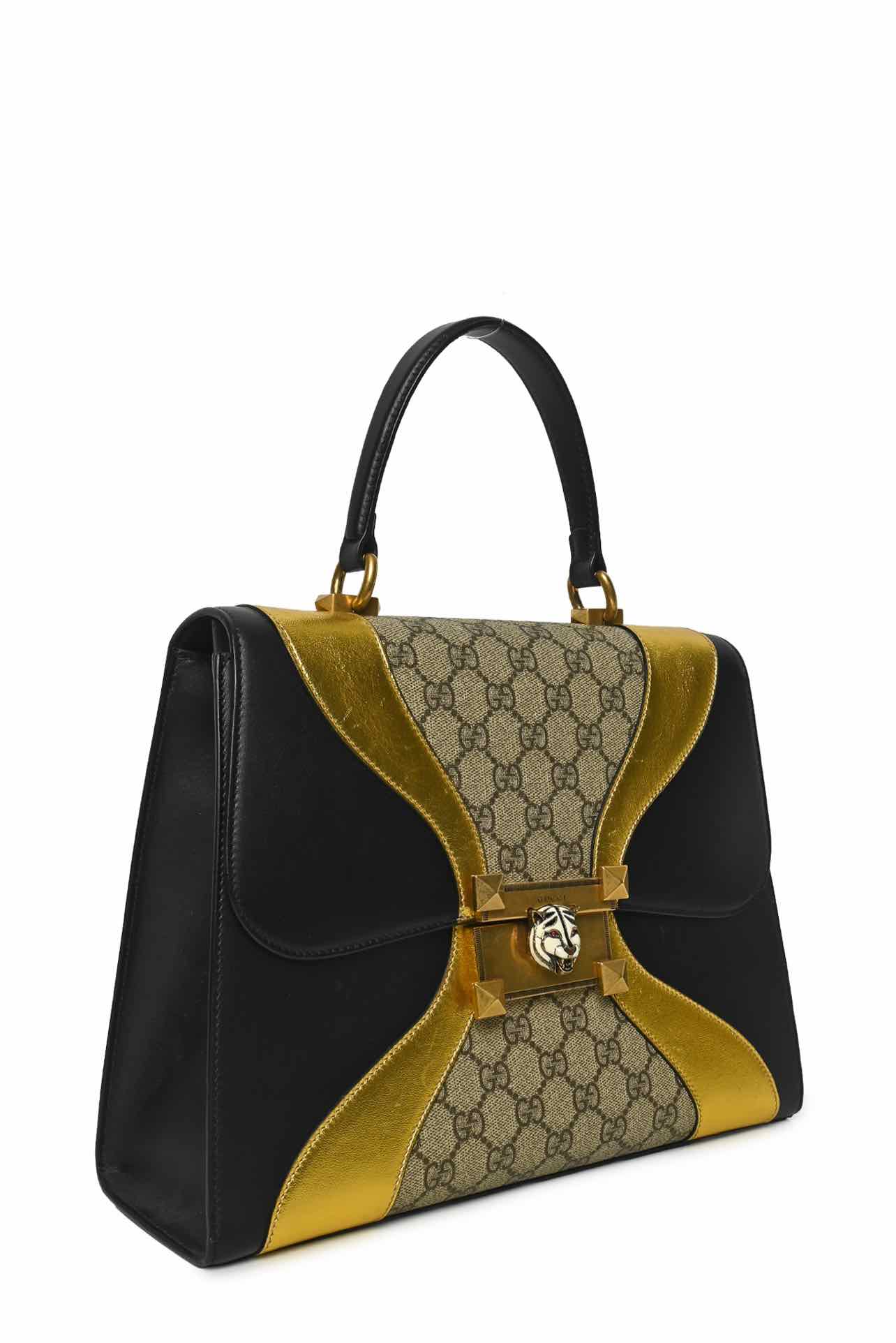 Gucci Osiride Medium GG Supreme Top Handle Tote - Image 2