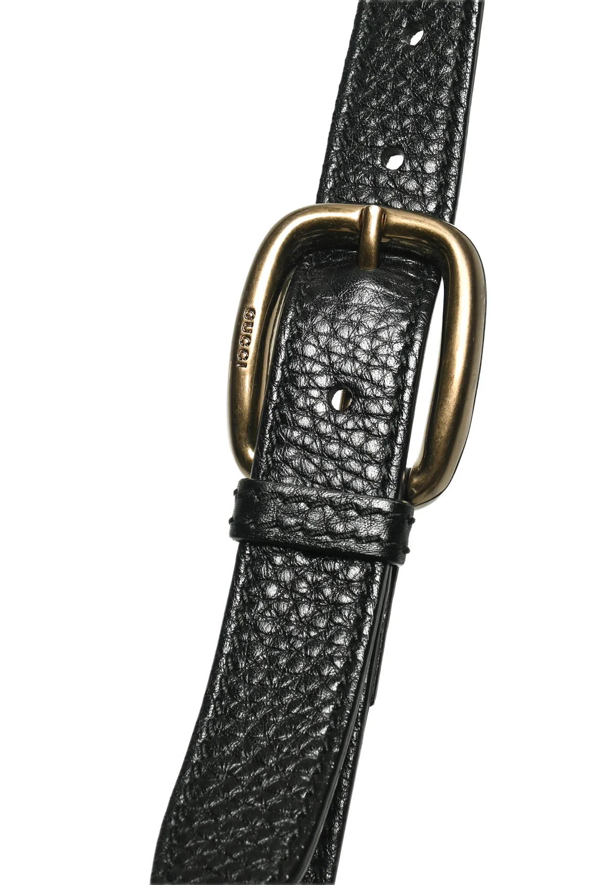 Gucci Pebbled Leather Bamboo Top Handle Travel Briefcase Bag - Image 8