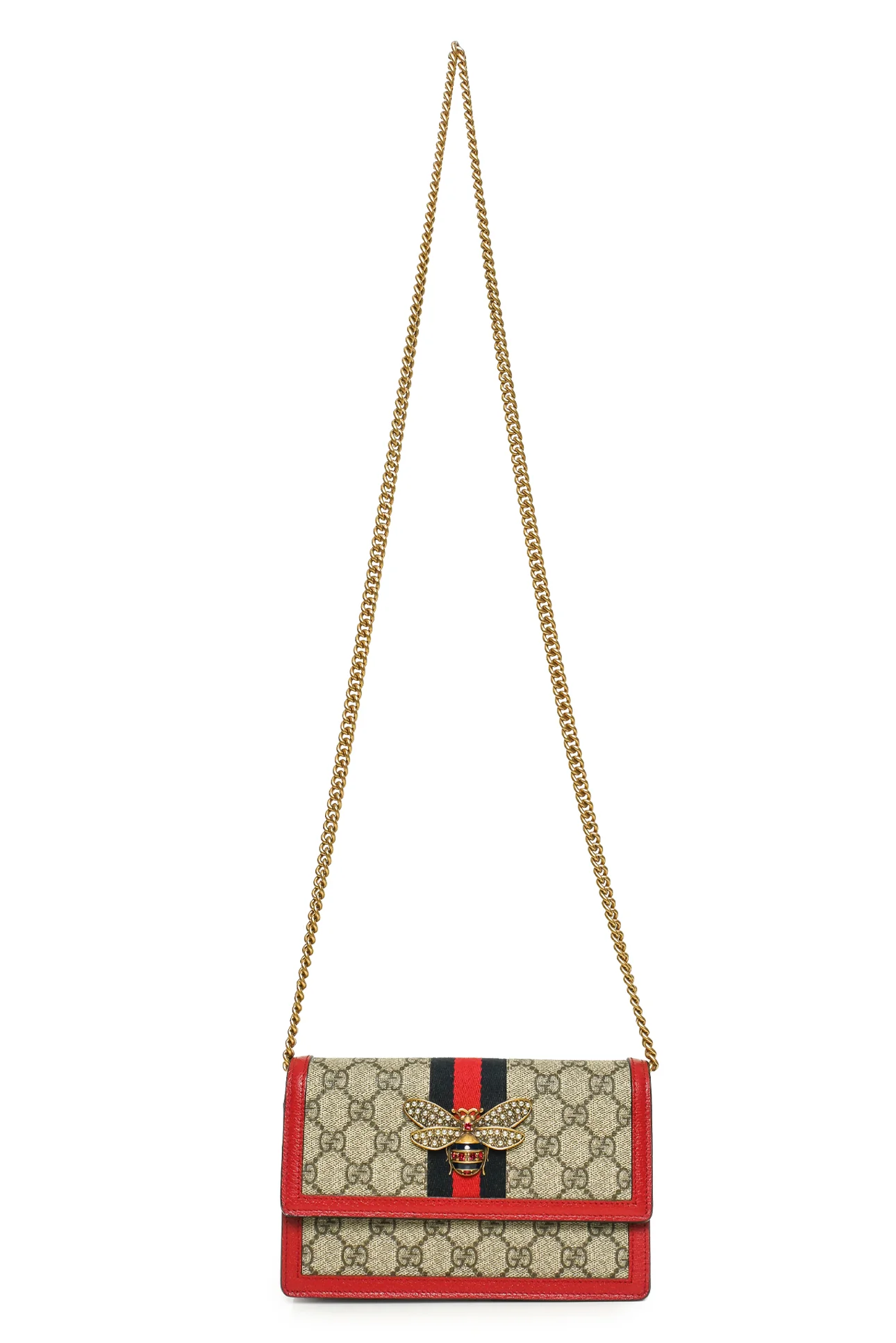 Gucci Queen Margaret Wallet On Chain Crossbody - Image 5