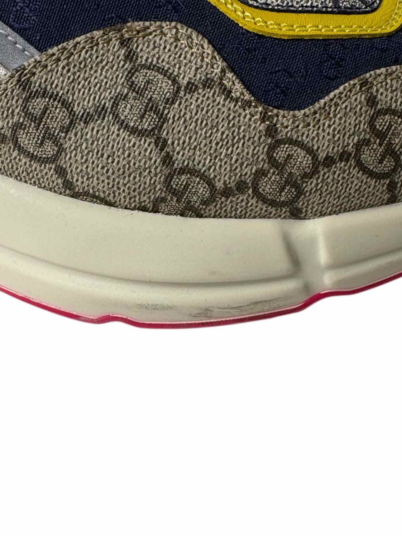 Gucci  Rython Monogram  Size 9 Men's Sneakers - Image 10