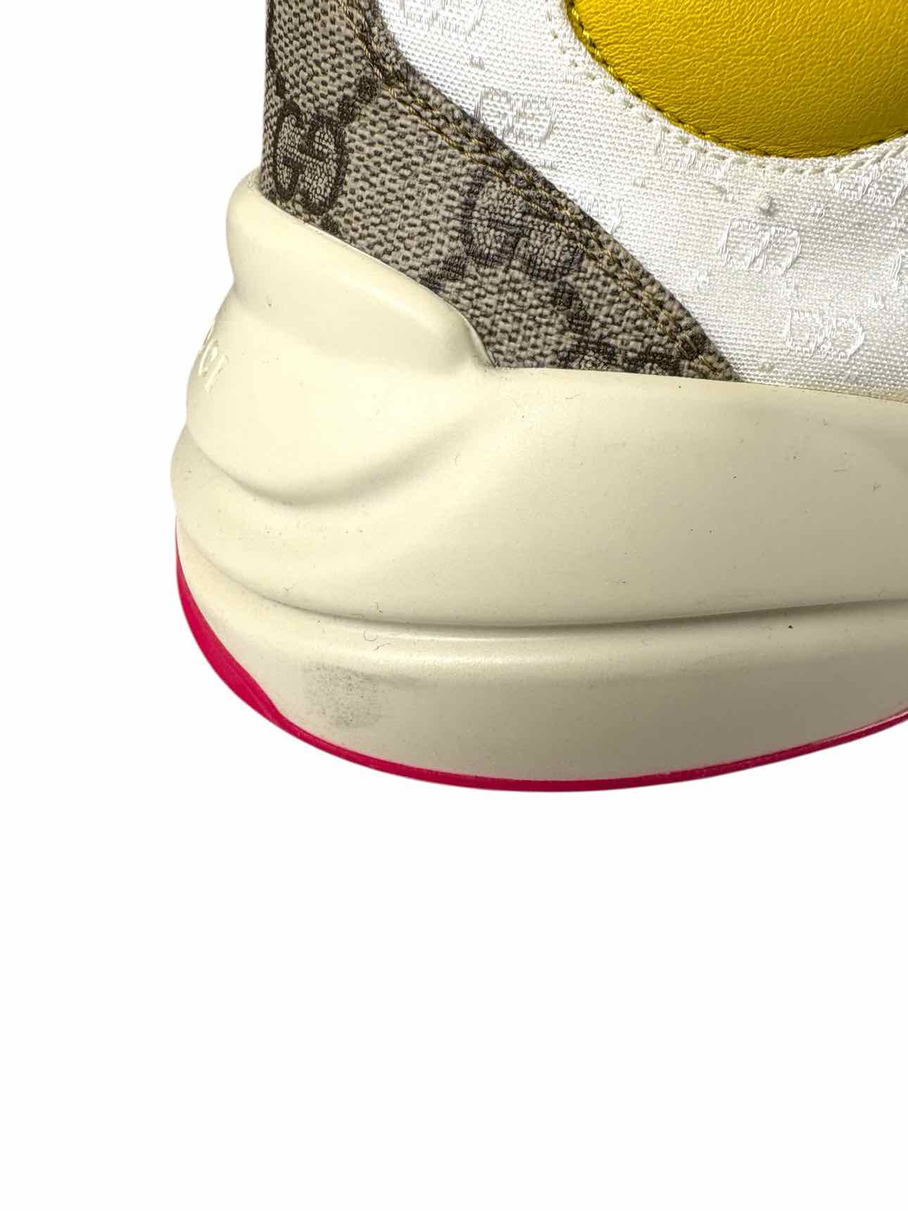 Gucci  Rython Monogram  Size 9 Men's Sneakers - Image 11