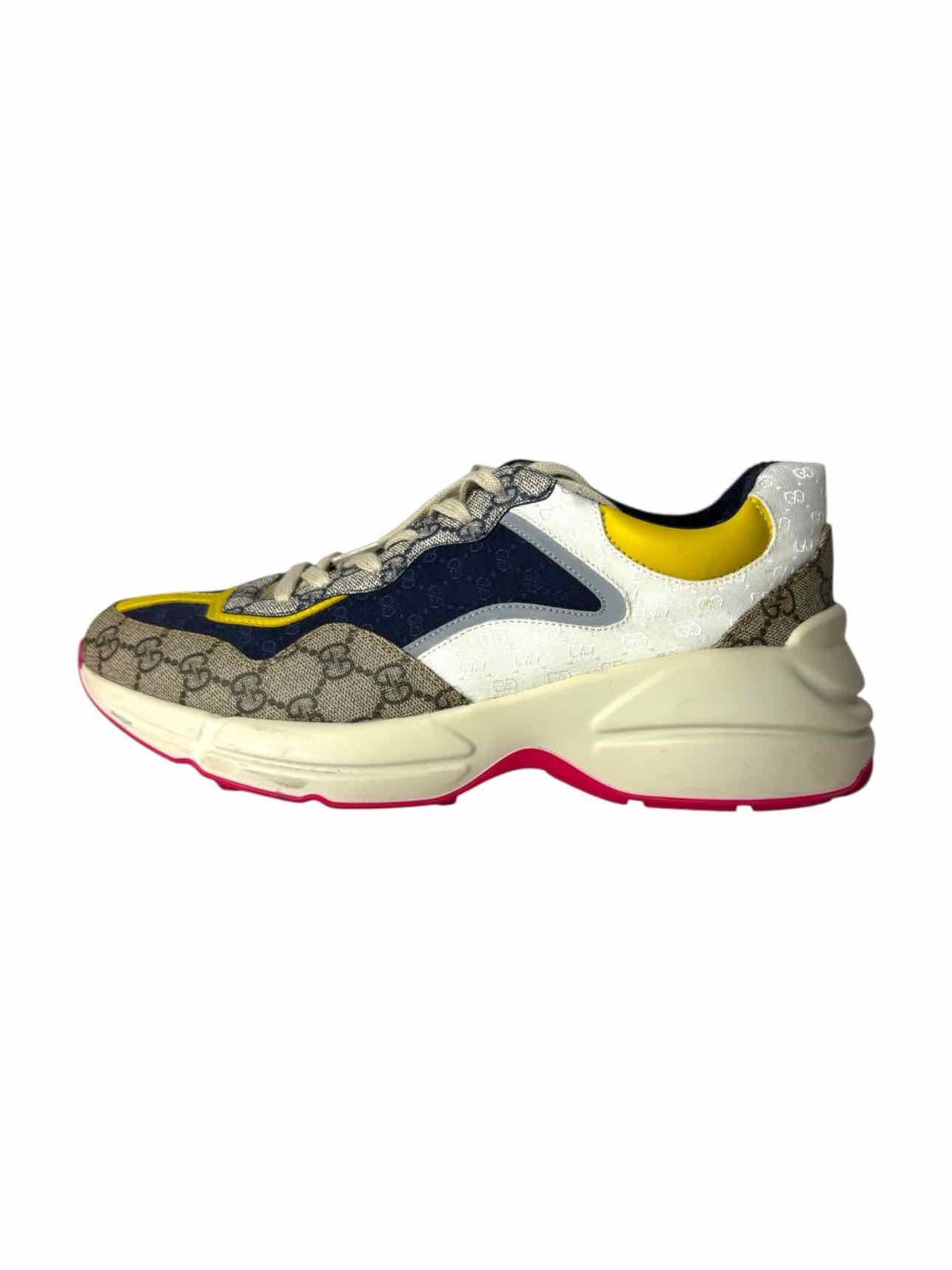 Gucci  Rython Monogram  Size 9 Men's Sneakers - Image 3