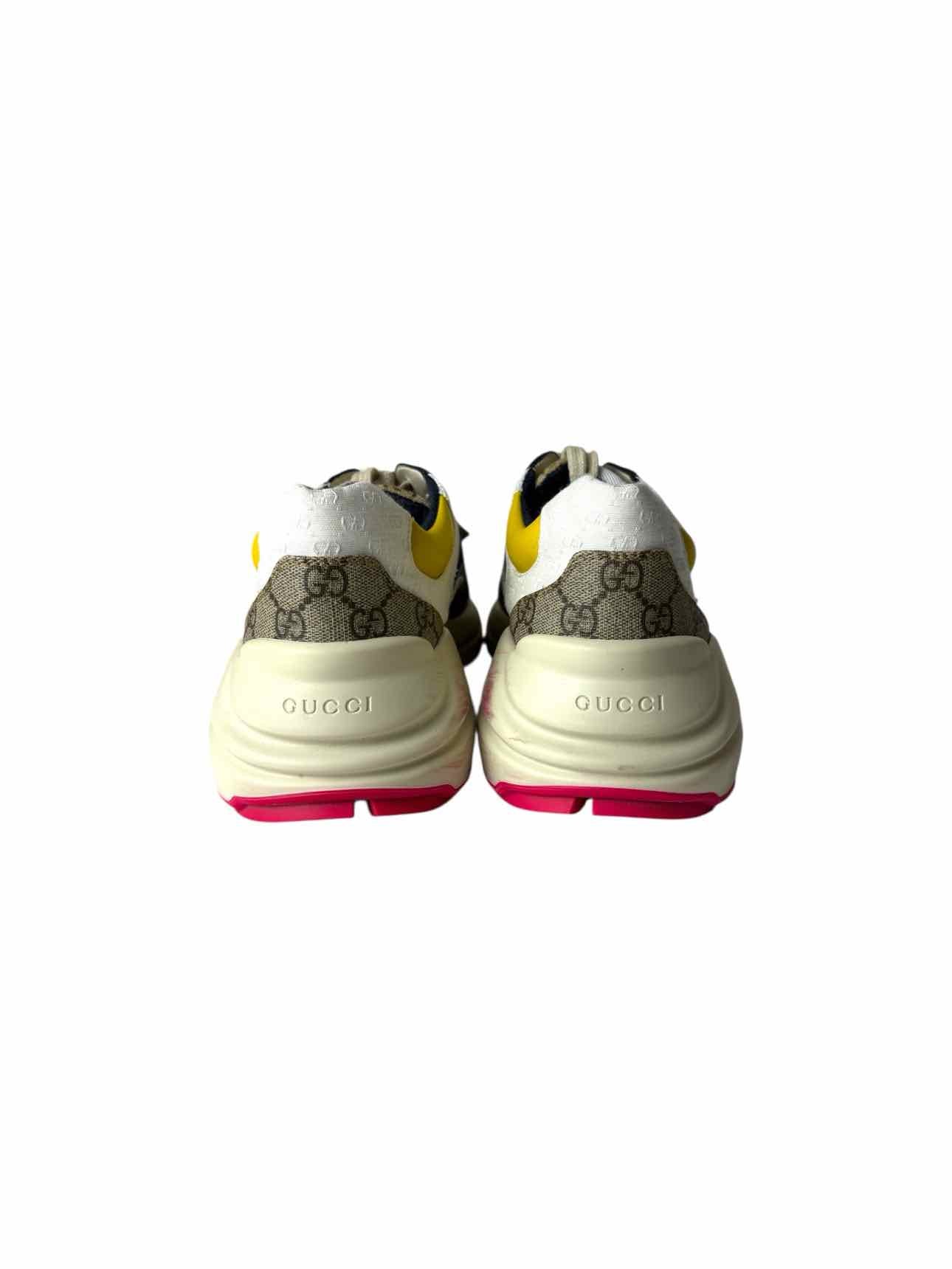 Gucci  Rython Monogram  Size 9 Men's Sneakers - Image 4