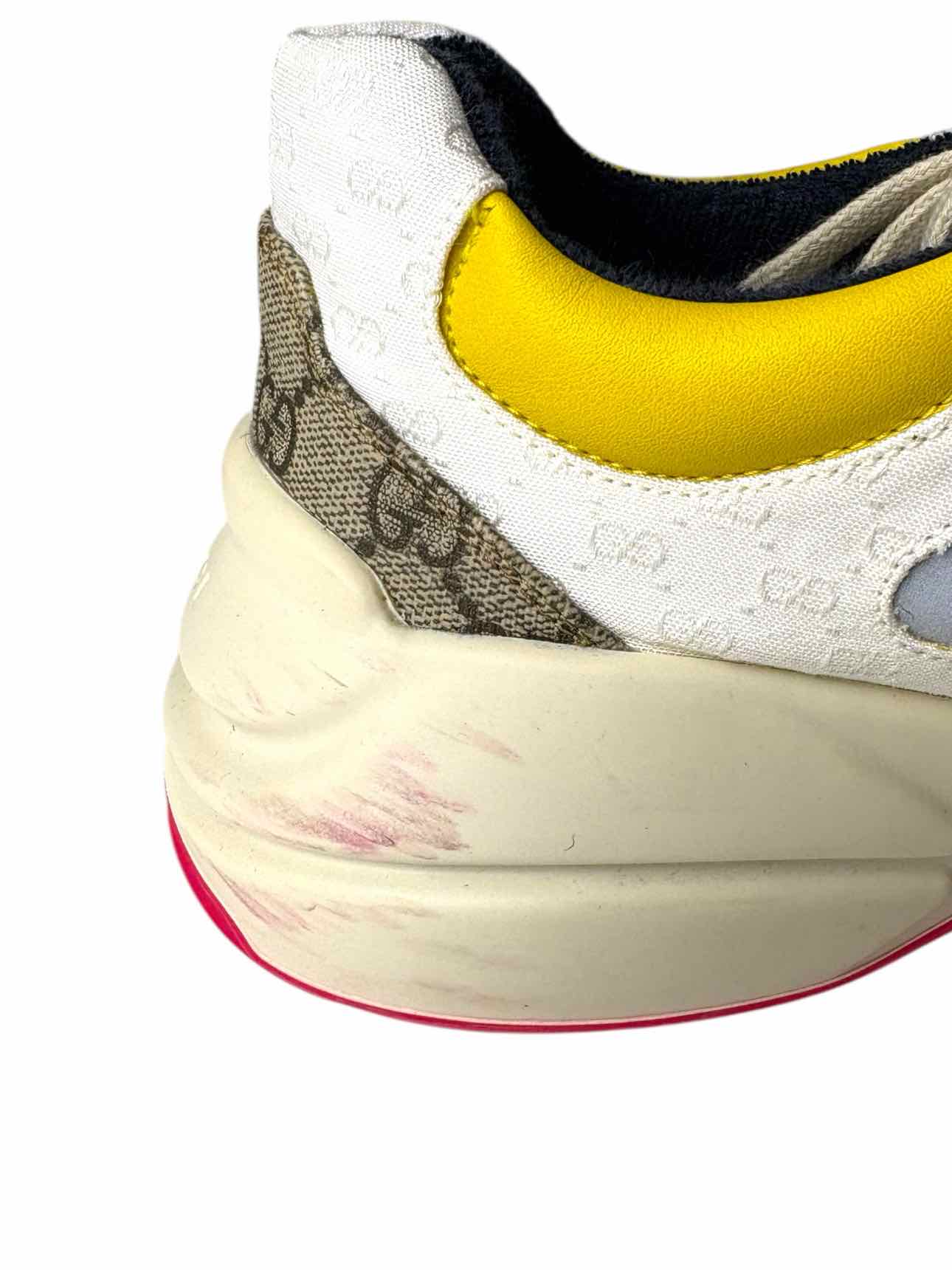 Gucci  Rython Monogram  Size 9 Men's Sneakers - Image 6