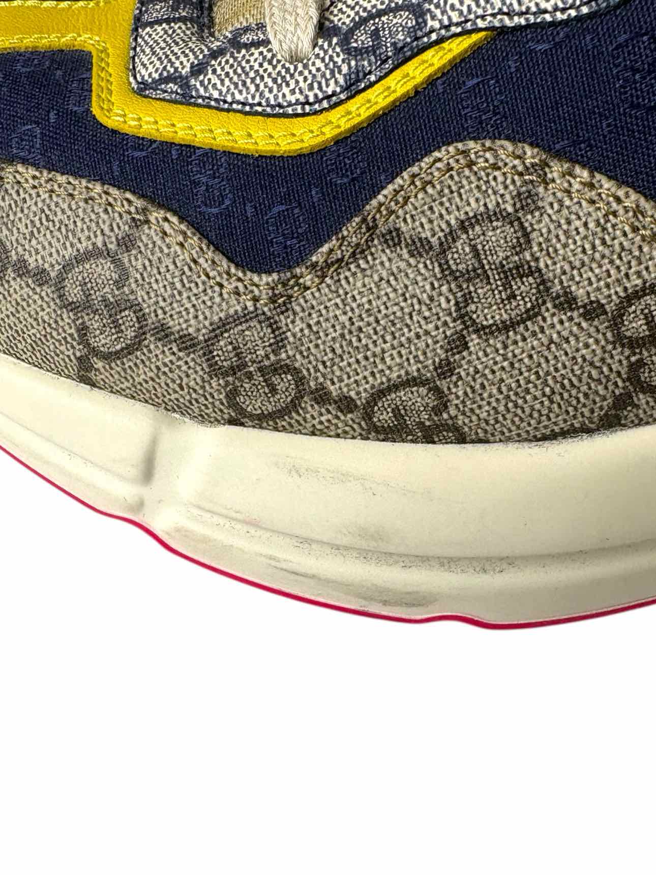 Gucci  Rython Monogram  Size 9 Men's Sneakers - Image 8