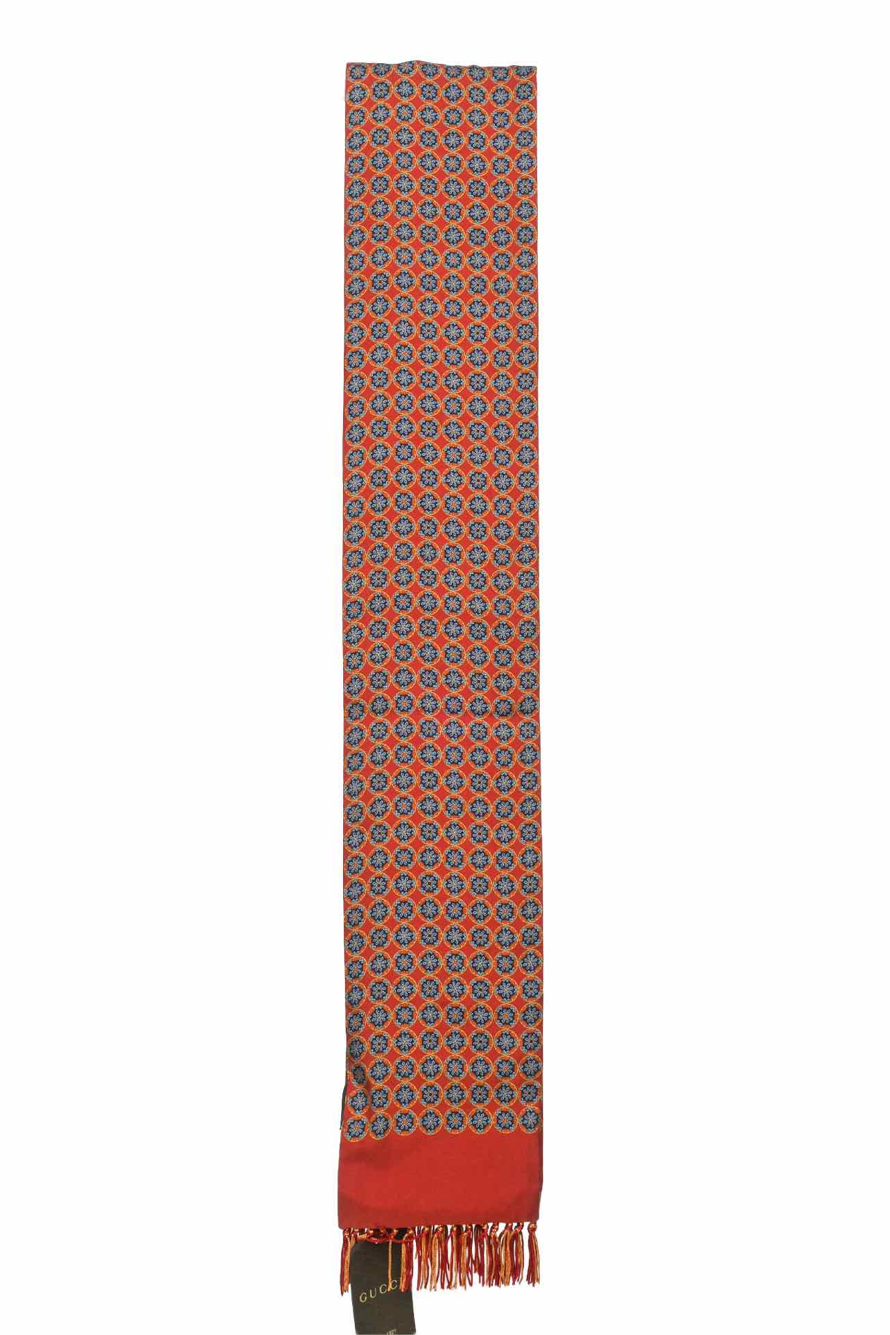 Gucci Silk Fringed Scarf - Image 2