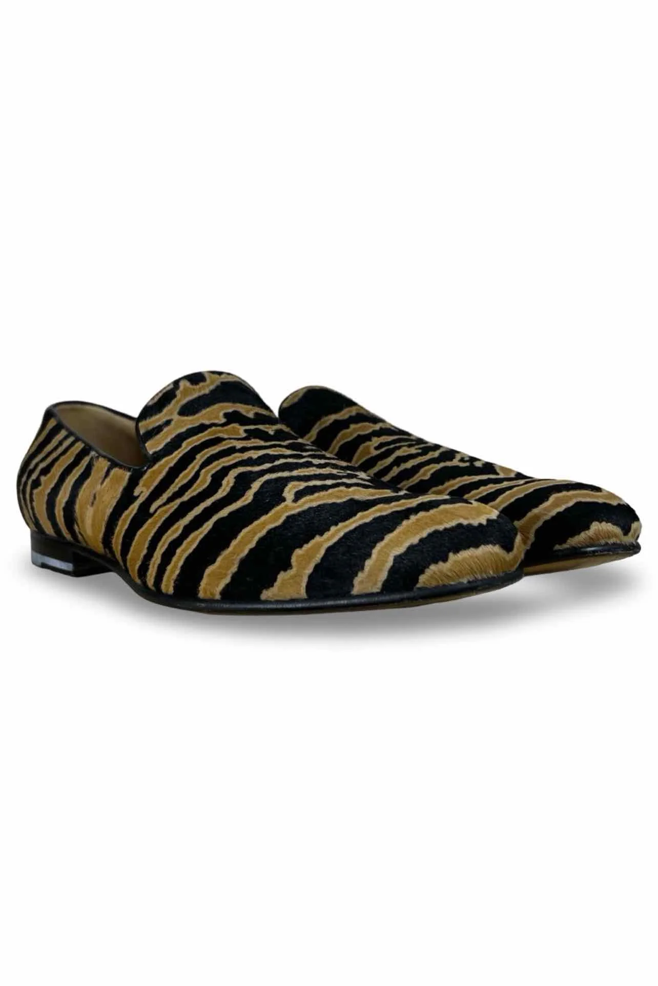 Gucci Size 11 Men's Zebra Loafer - Image 2