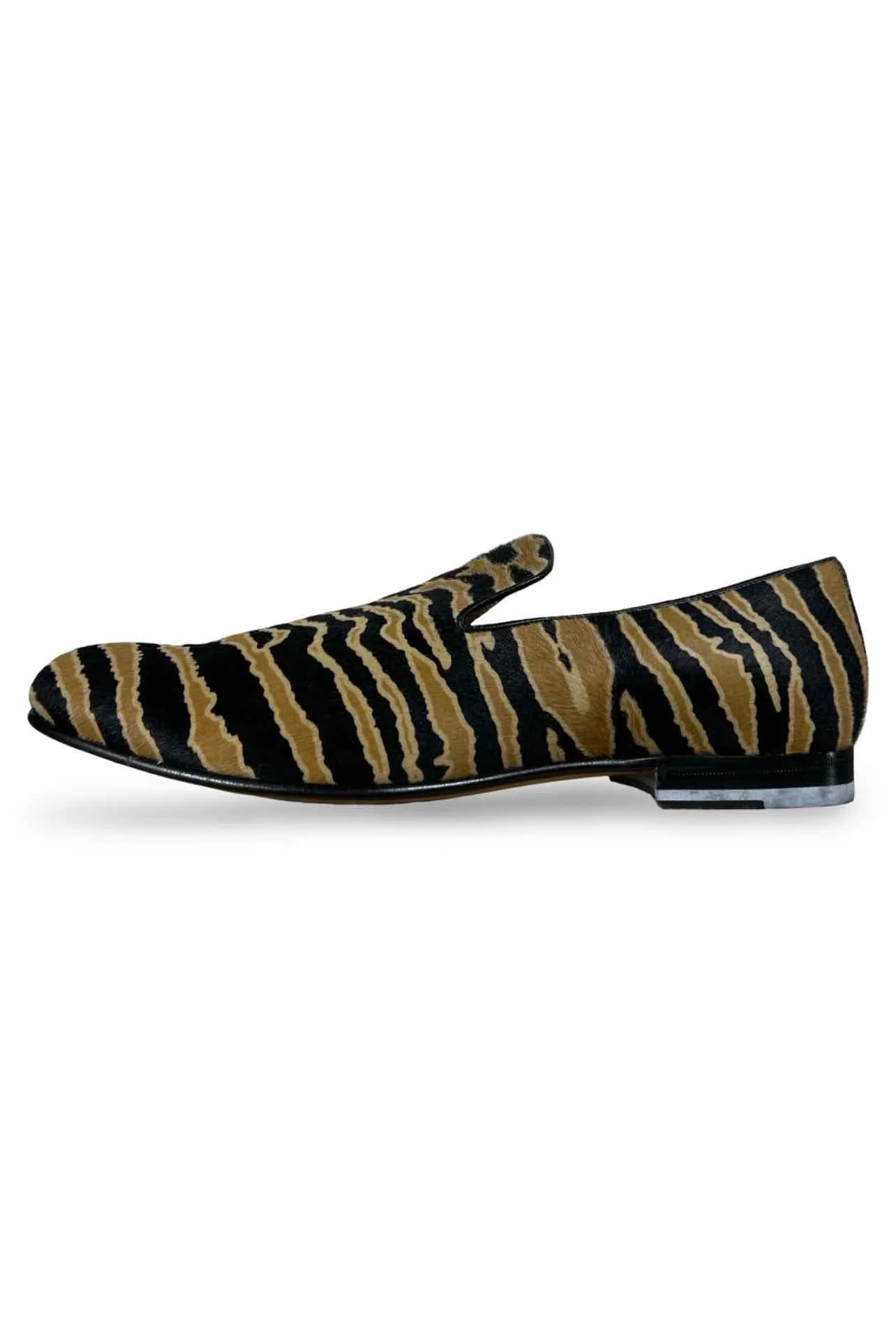 Gucci Size 11 Men's Zebra Loafer - Image 3