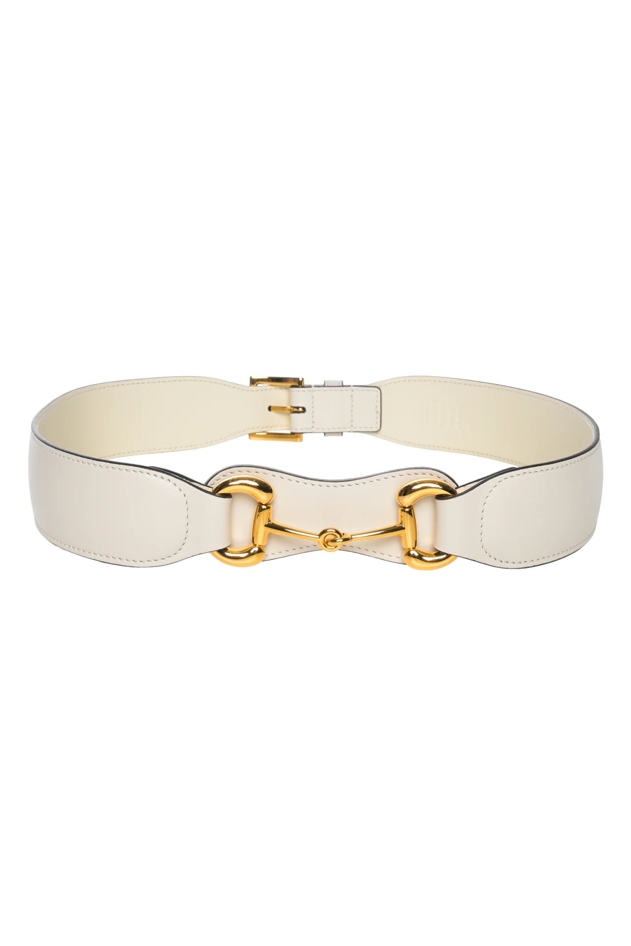 Gucci Size 32 Horsebit Leather Belt - Image 3