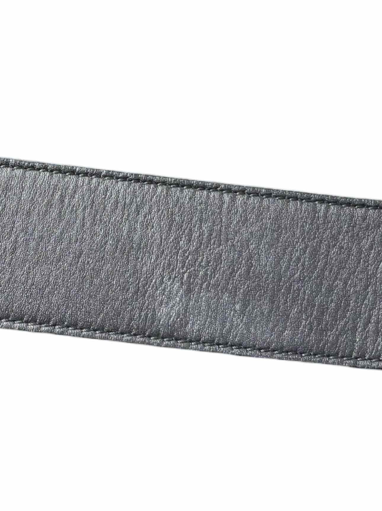 Gucci Size 32 Torchon Logo Buckle Leather Belt - Image 5