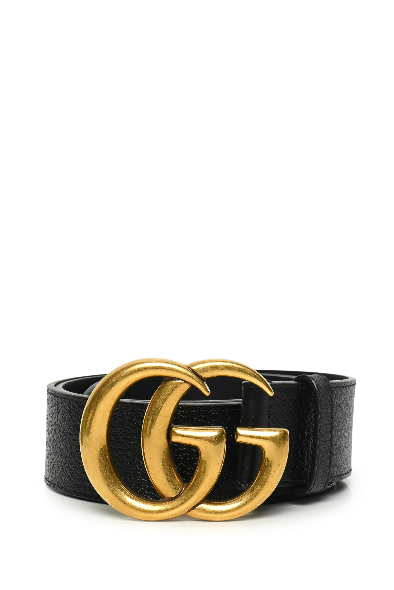 Gucci Size 34 GG Marmont Wide Leather Belt - Image 2