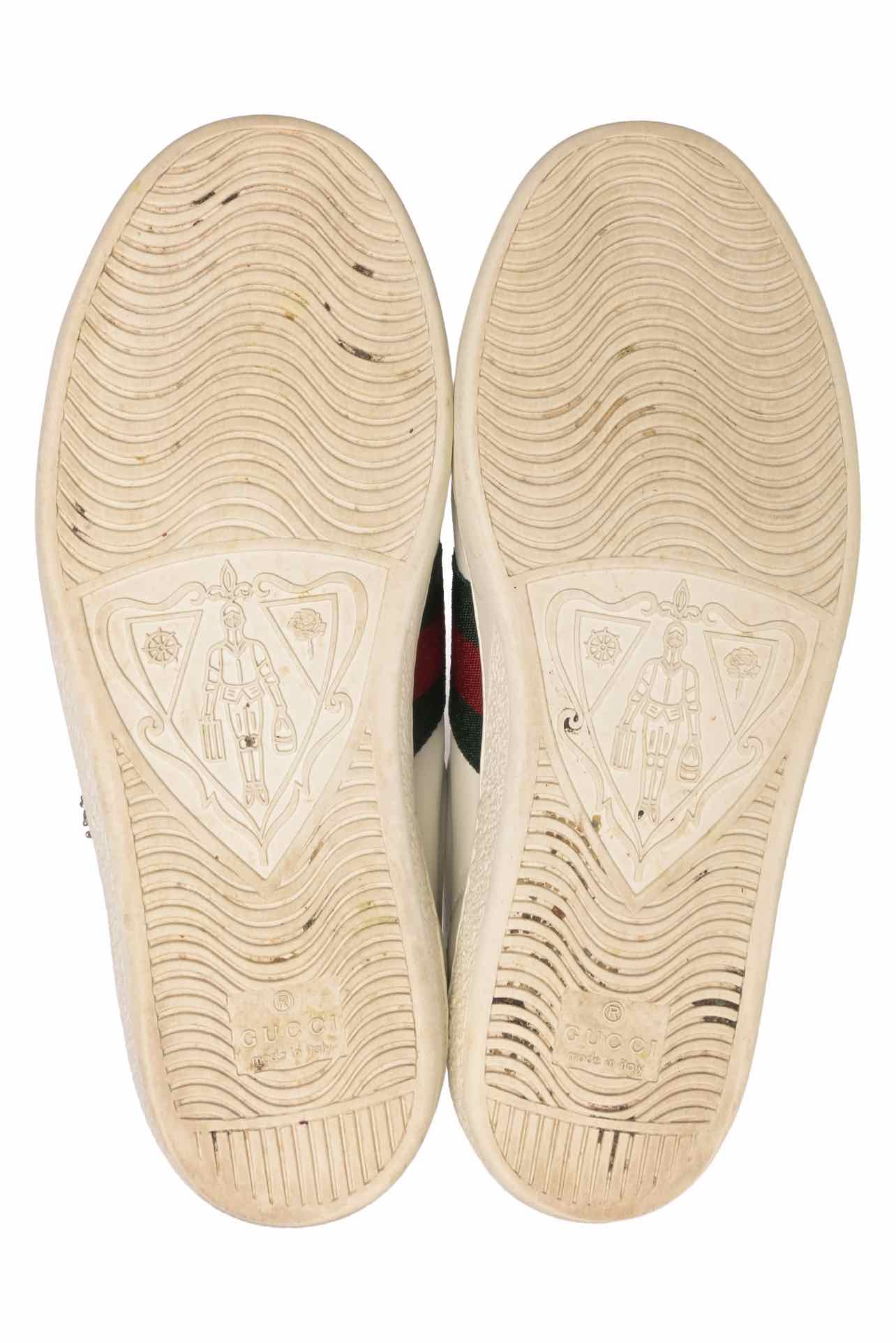 Gucci Size 35 Daggered Heart Ace Sneaker - Image 7