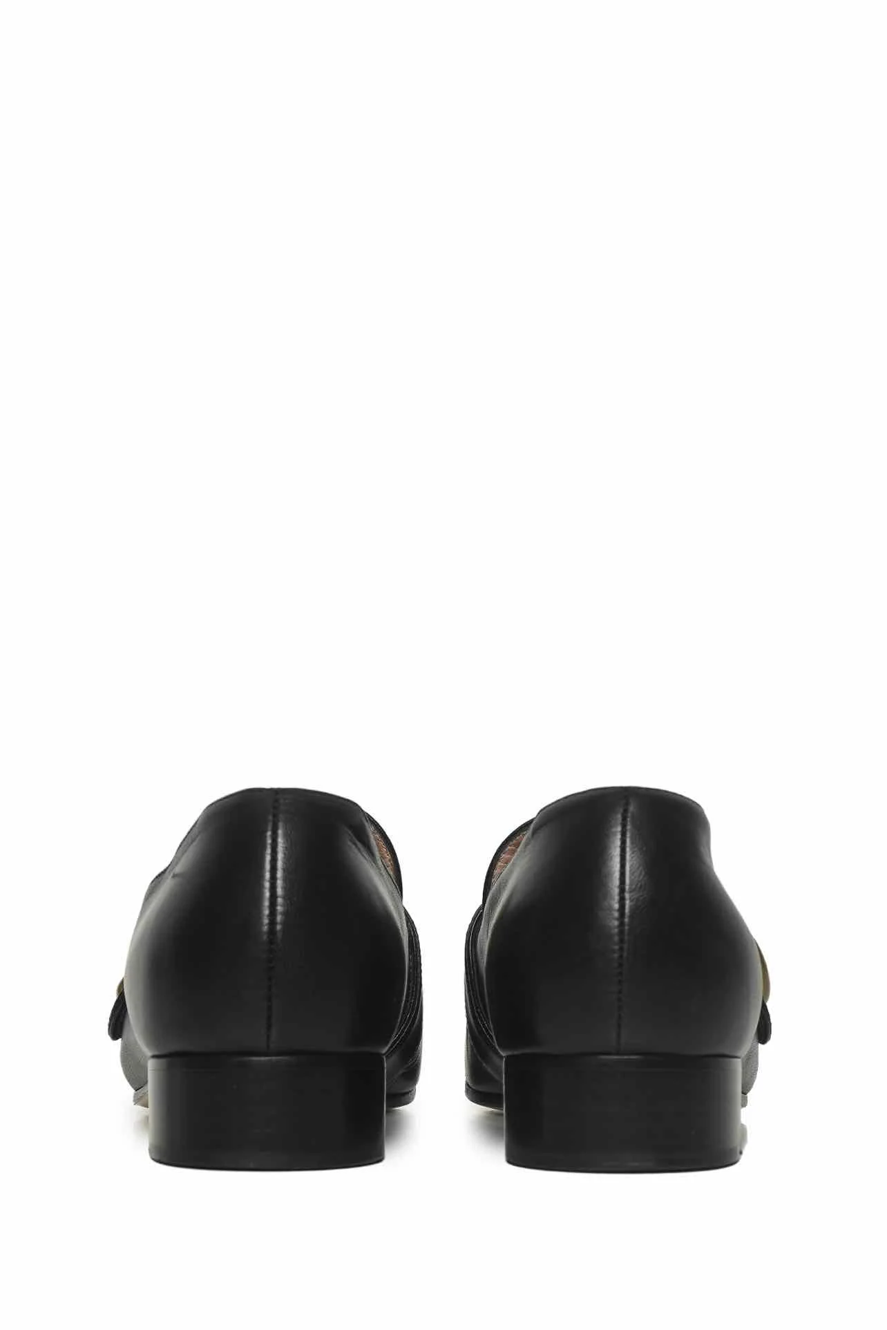 Gucci Size 35 Leather GG Marmont Loafers - Image 4