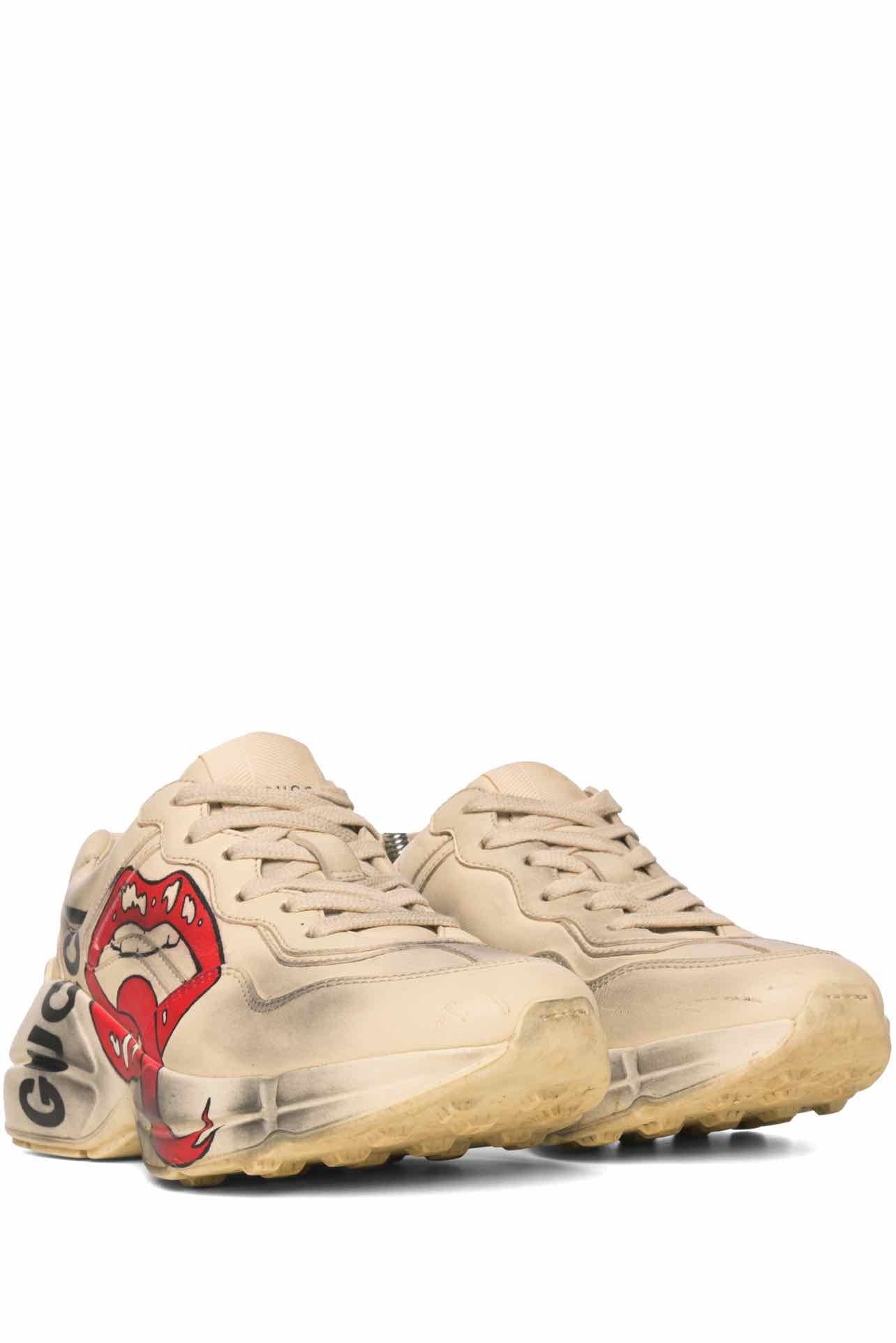 Gucci Size 35 Rhyton 'Mouth' Sneaker - Image 2