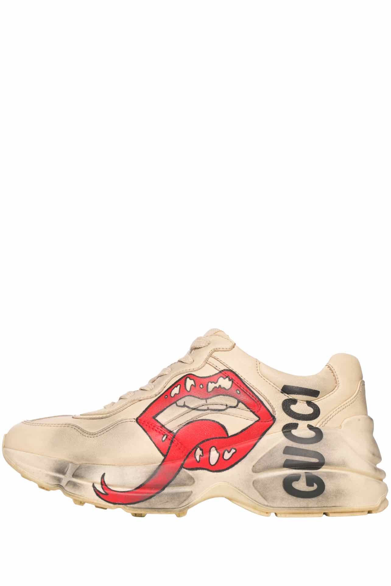 Gucci Size 35 Rhyton 'Mouth' Sneaker - Image 3