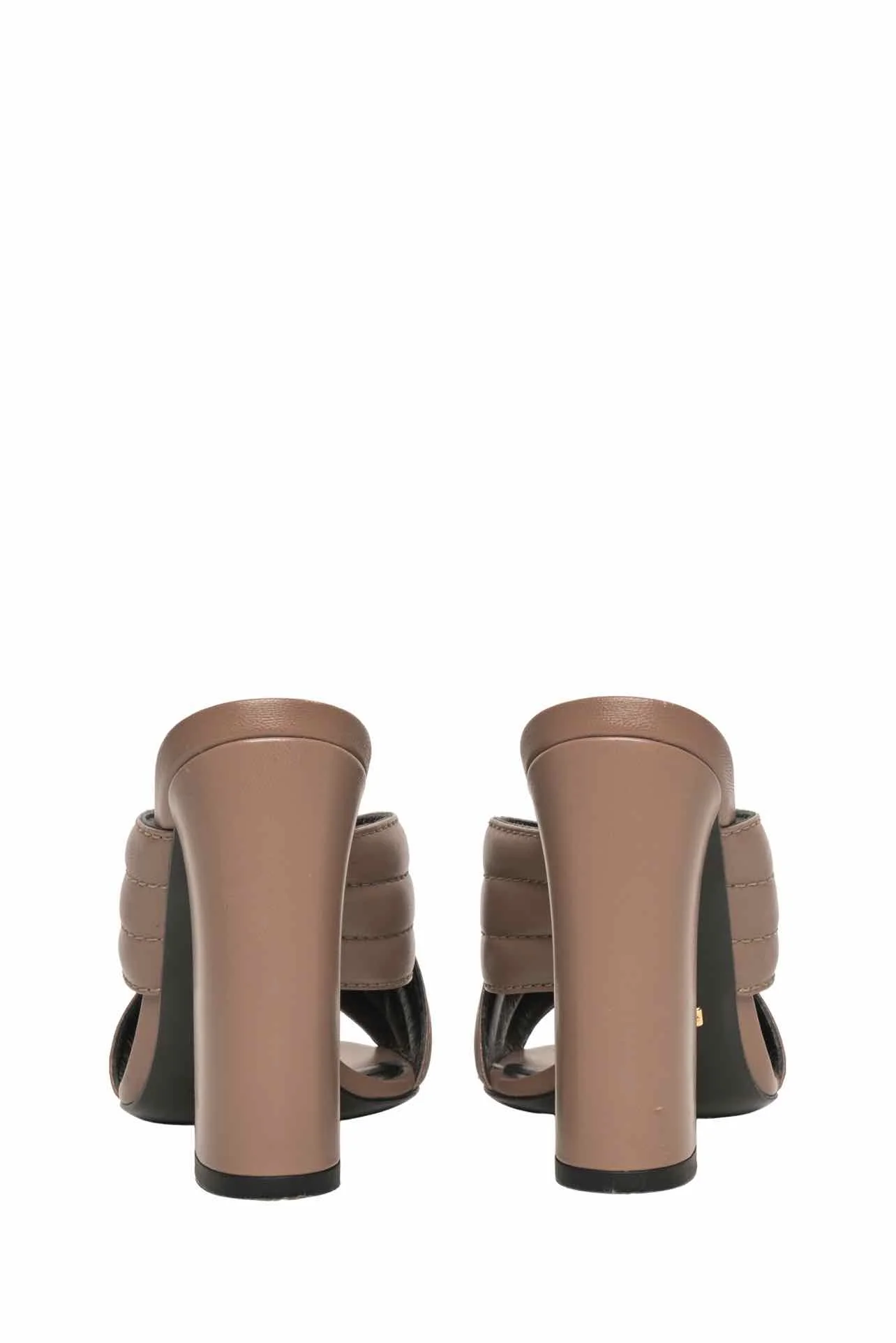 Gucci Size 35 Webby Crossover Heel Sandals - Image 4