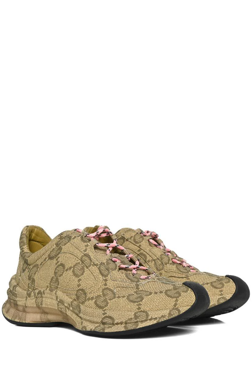 Gucci Size 36 2024 Ultralight Plume Calfskin GG Run Sneaker - Image 2