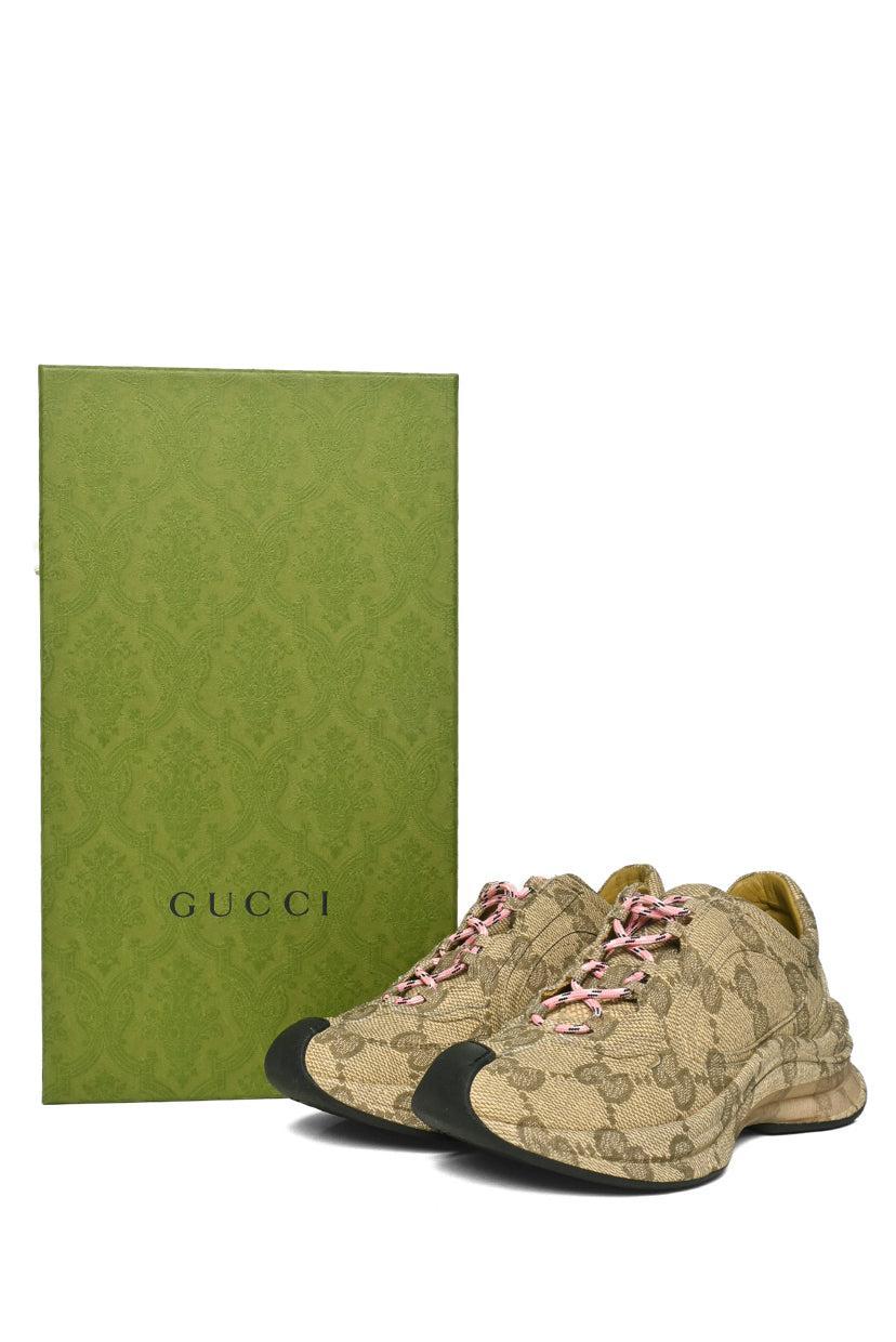 Gucci Size 36 2024 Ultralight Plume Calfskin GG Run Sneaker - Image 6