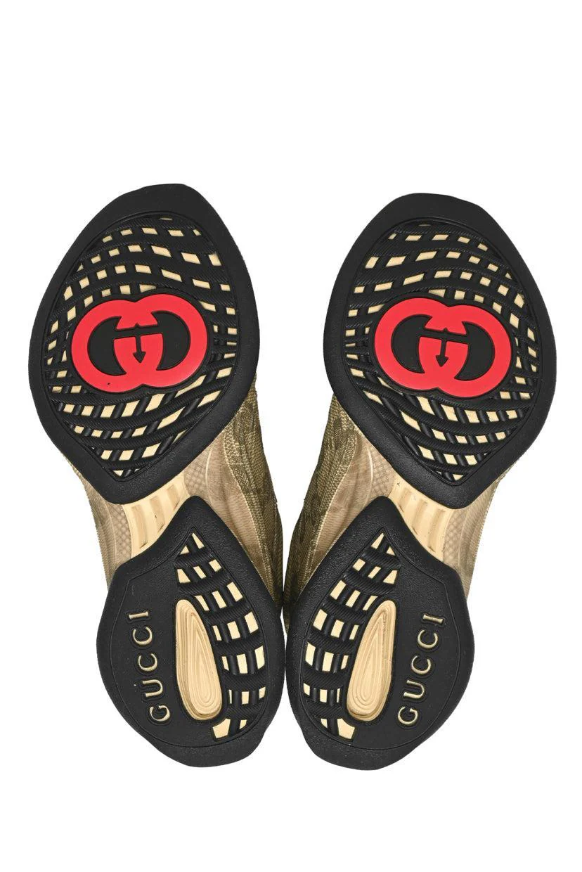 Gucci Size 36 2024 Ultralight Plume Calfskin GG Run Sneaker - Image 8