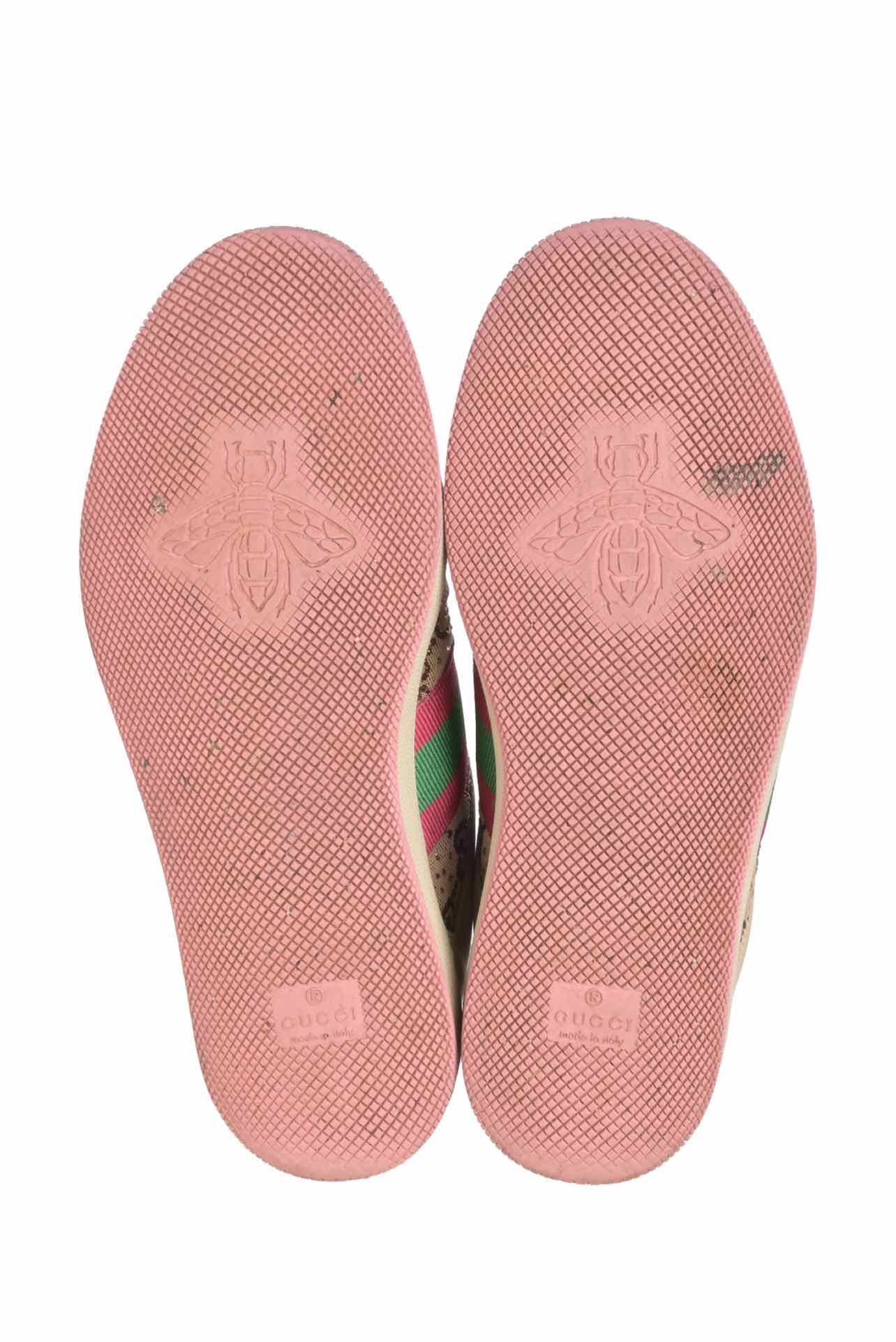 Gucci Size 36 Crystal GG Screener Sneakers - Image 6