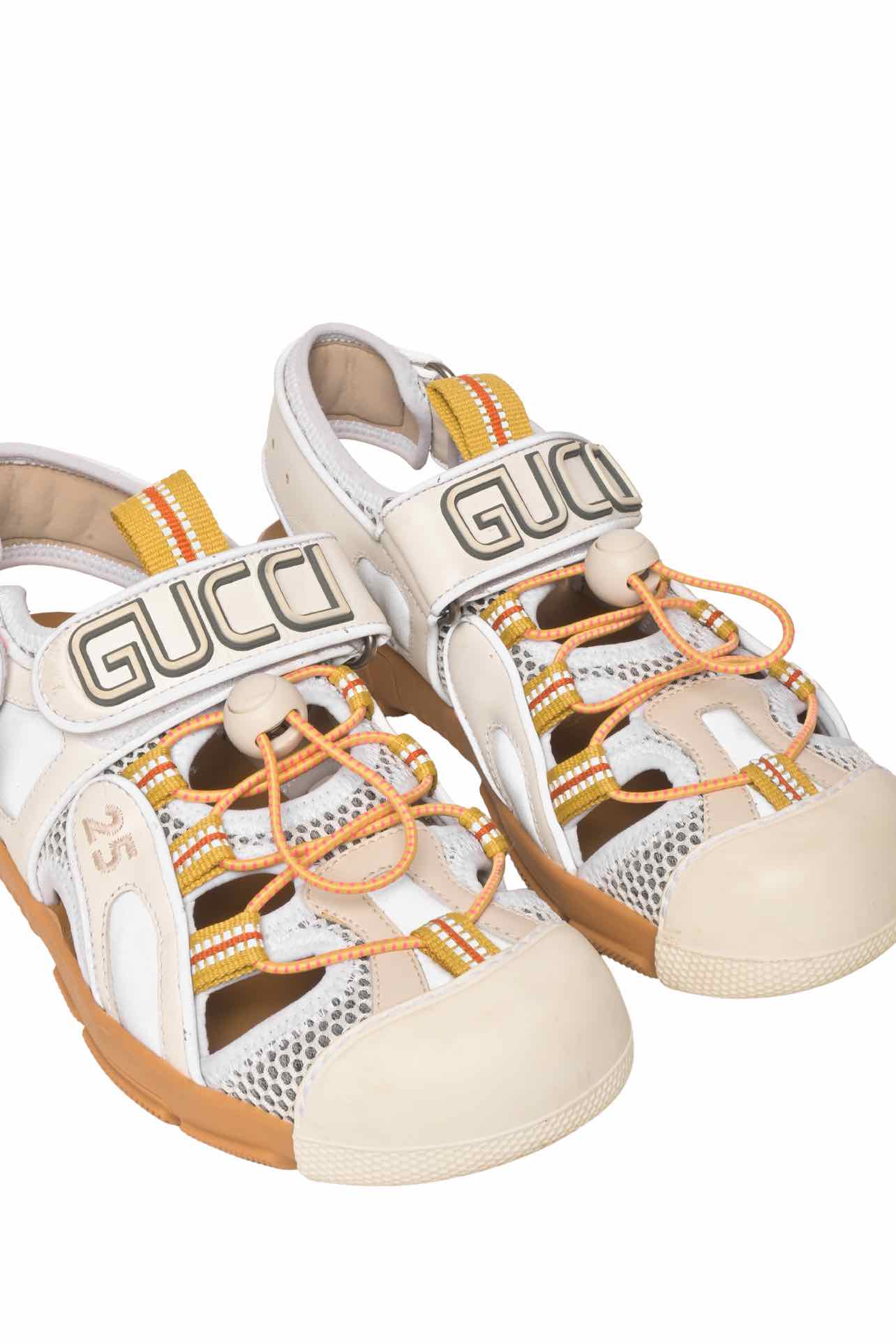 Gucci Size 36 Tinsel Sport Sandals - Image 4