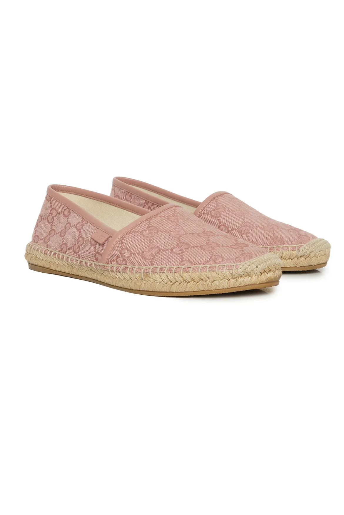 Gucci Size 37.5 GG Canvas Espadrille - Image 2