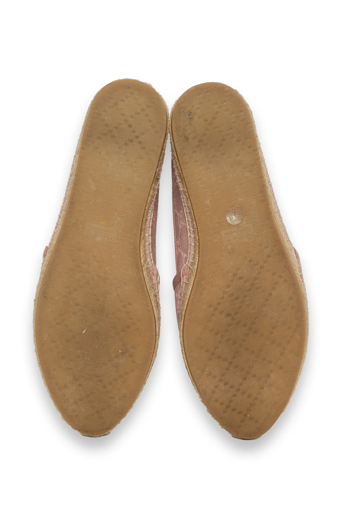 Gucci Size 37.5 GG Canvas Espadrille - Image 5
