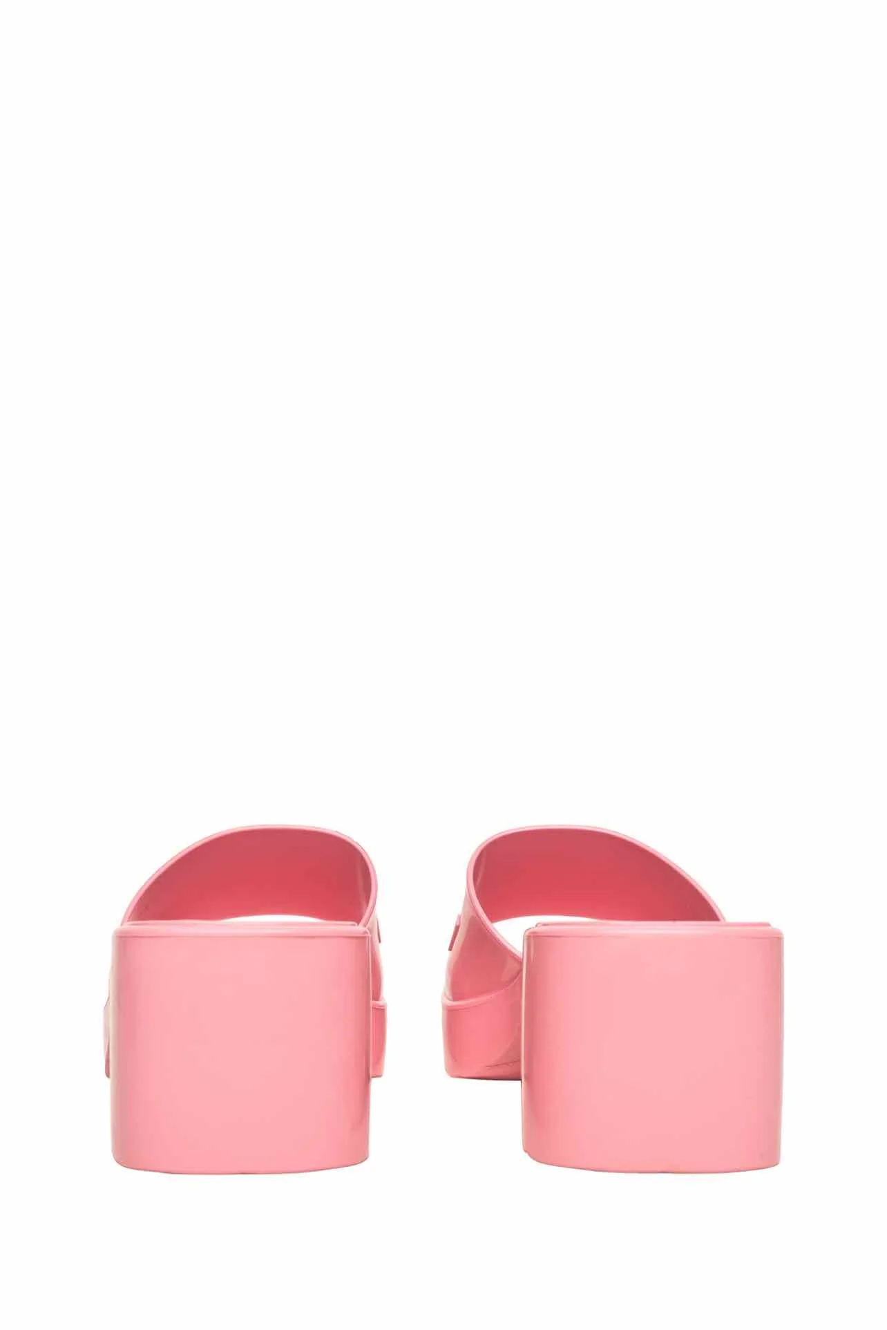 Gucci Size 37 Logo Rubber Sandals - Image 5