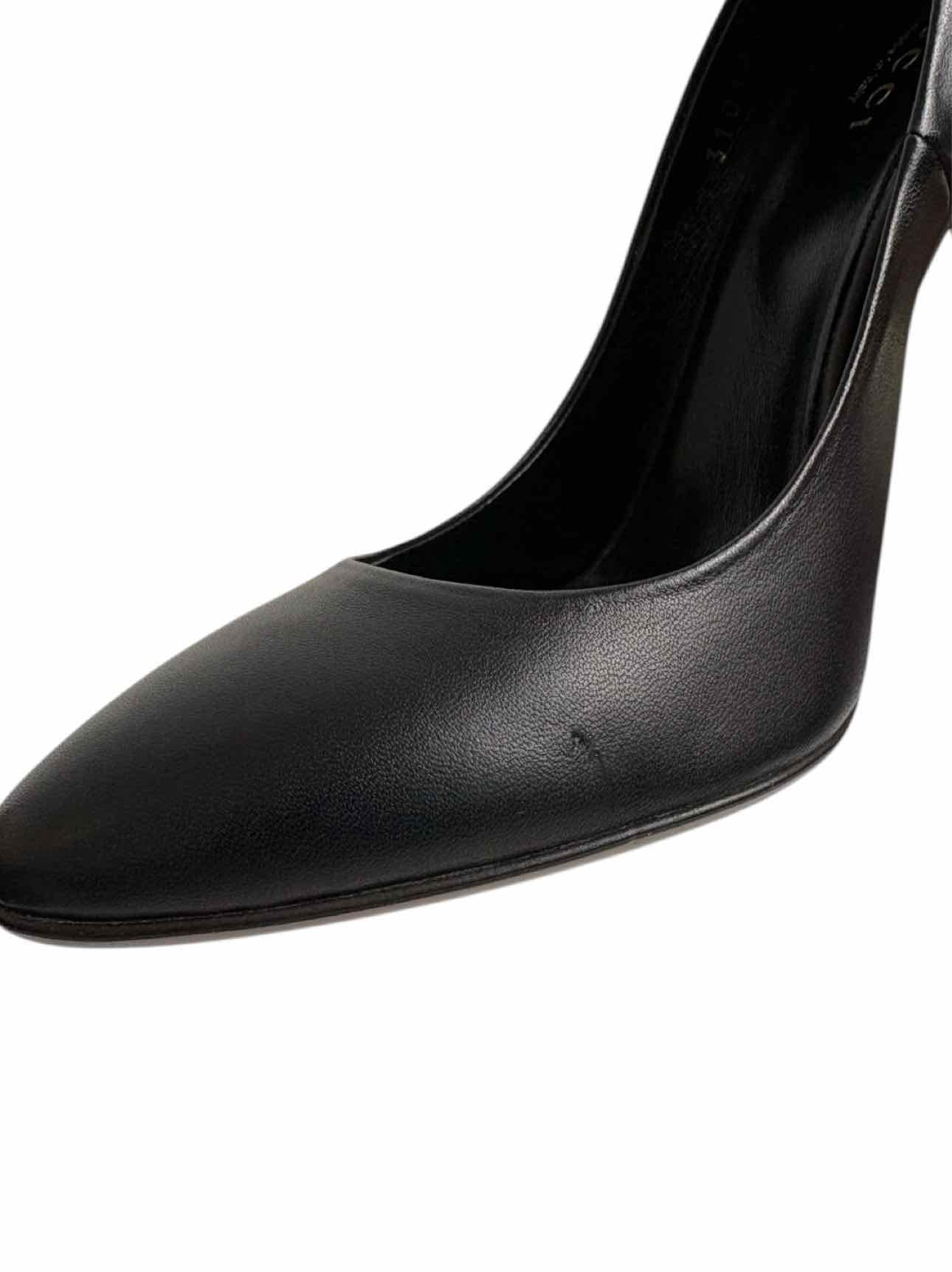 Gucci Size 38.5 Leather Horse Bit Detail Pumps - Image 6