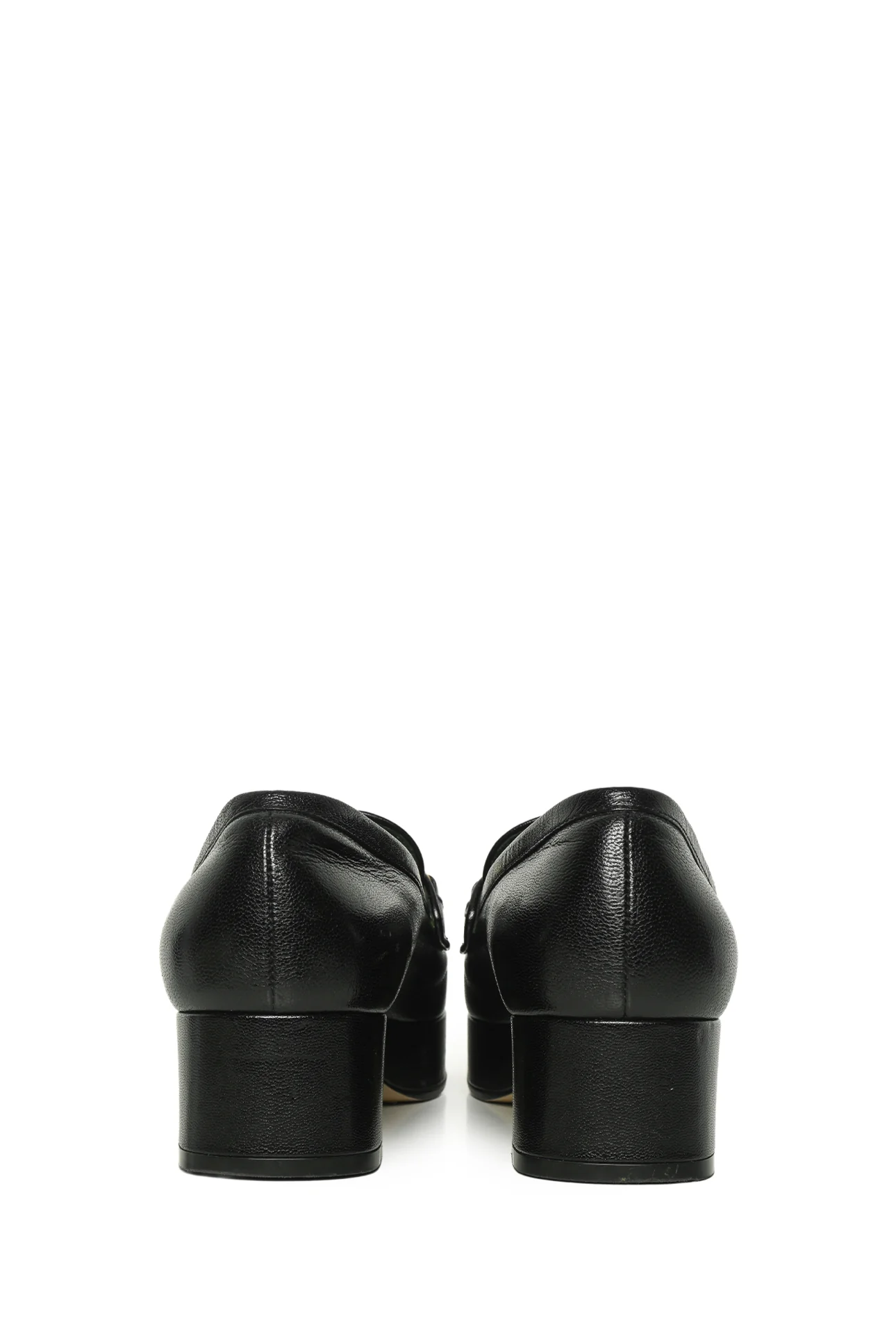 Gucci Size 38 Houdan Horsebit Leather Platform Loafers - Image 4