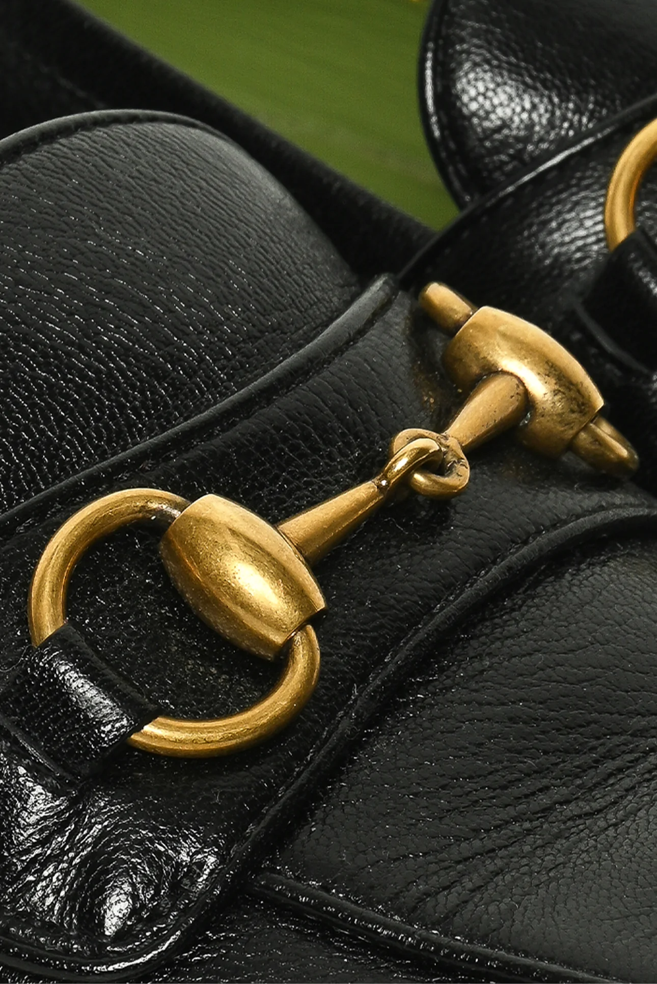 Gucci Size 38 Houdan Horsebit Leather Platform Loafers - Image 6