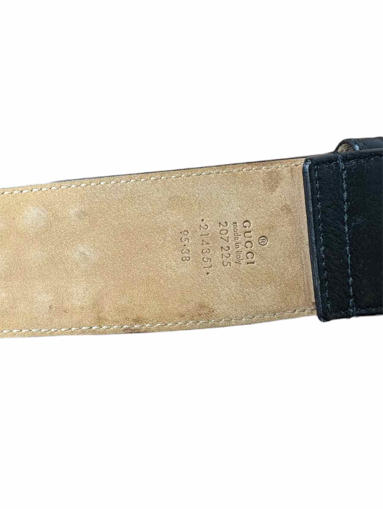 Gucci Size 38 Studded Leather Belt - Image 13