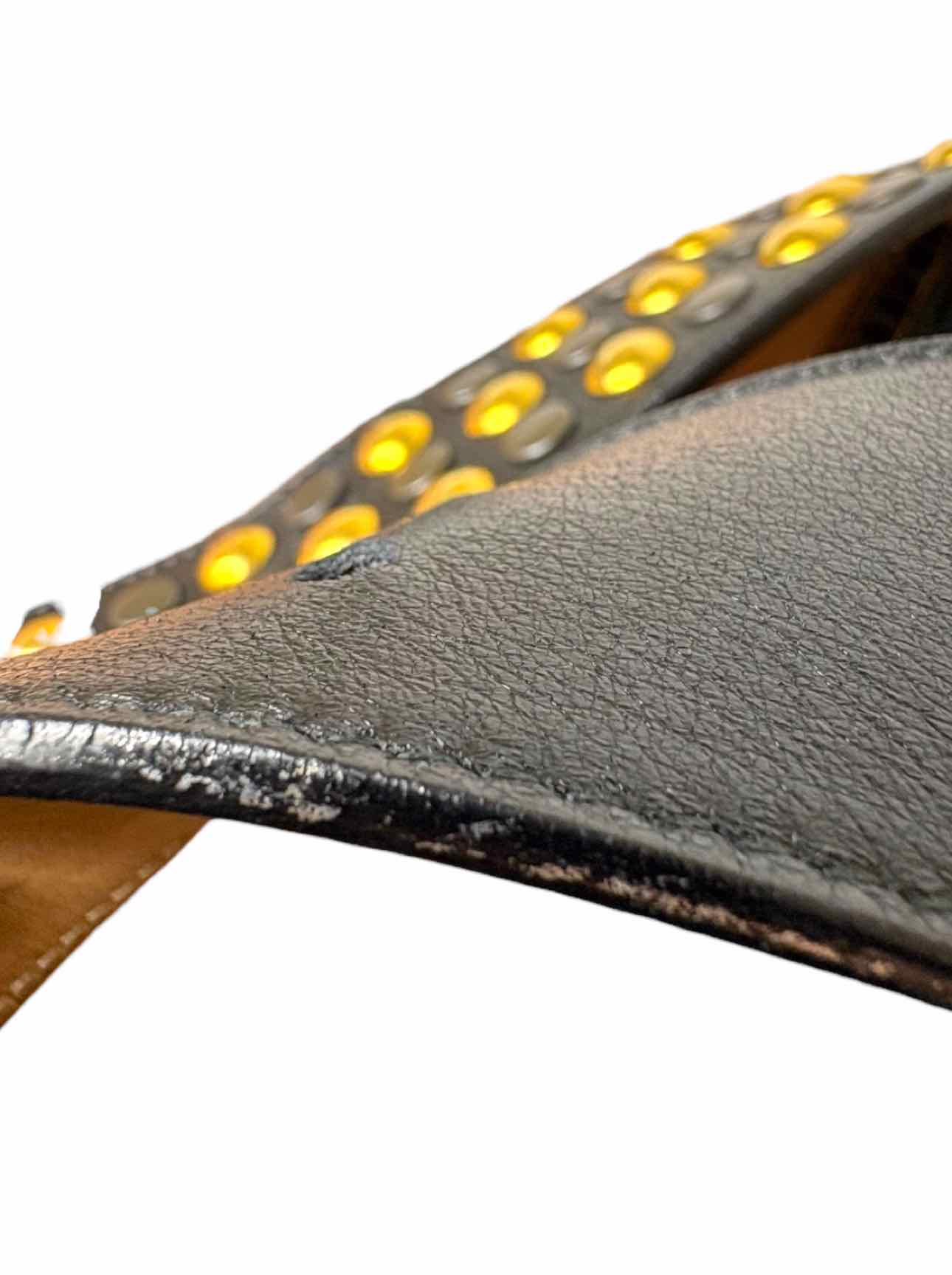 Gucci Size 38 Studded Leather Belt - Image 6