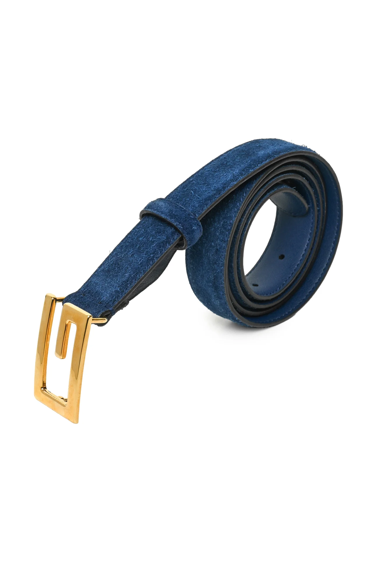 Gucci Size 38 Thin Suede Belt - Image 2