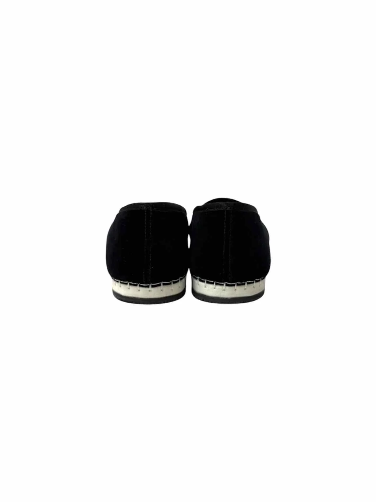 Gucci Size 39 Beaded Monogram Velvet Flats - Image 4