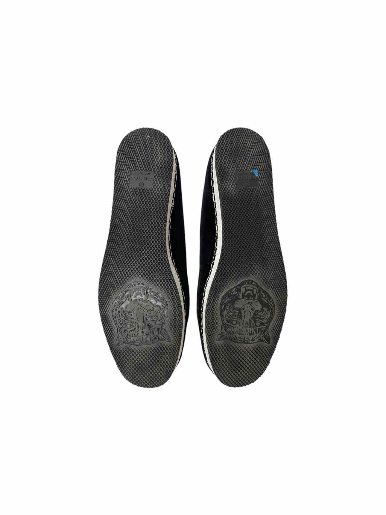 Gucci Size 39 Beaded Monogram Velvet Flats - Image 5