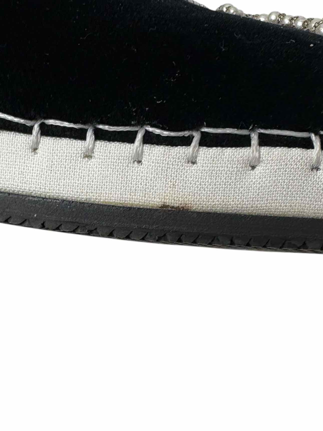 Gucci Size 39 Beaded Monogram Velvet Flats - Image 7