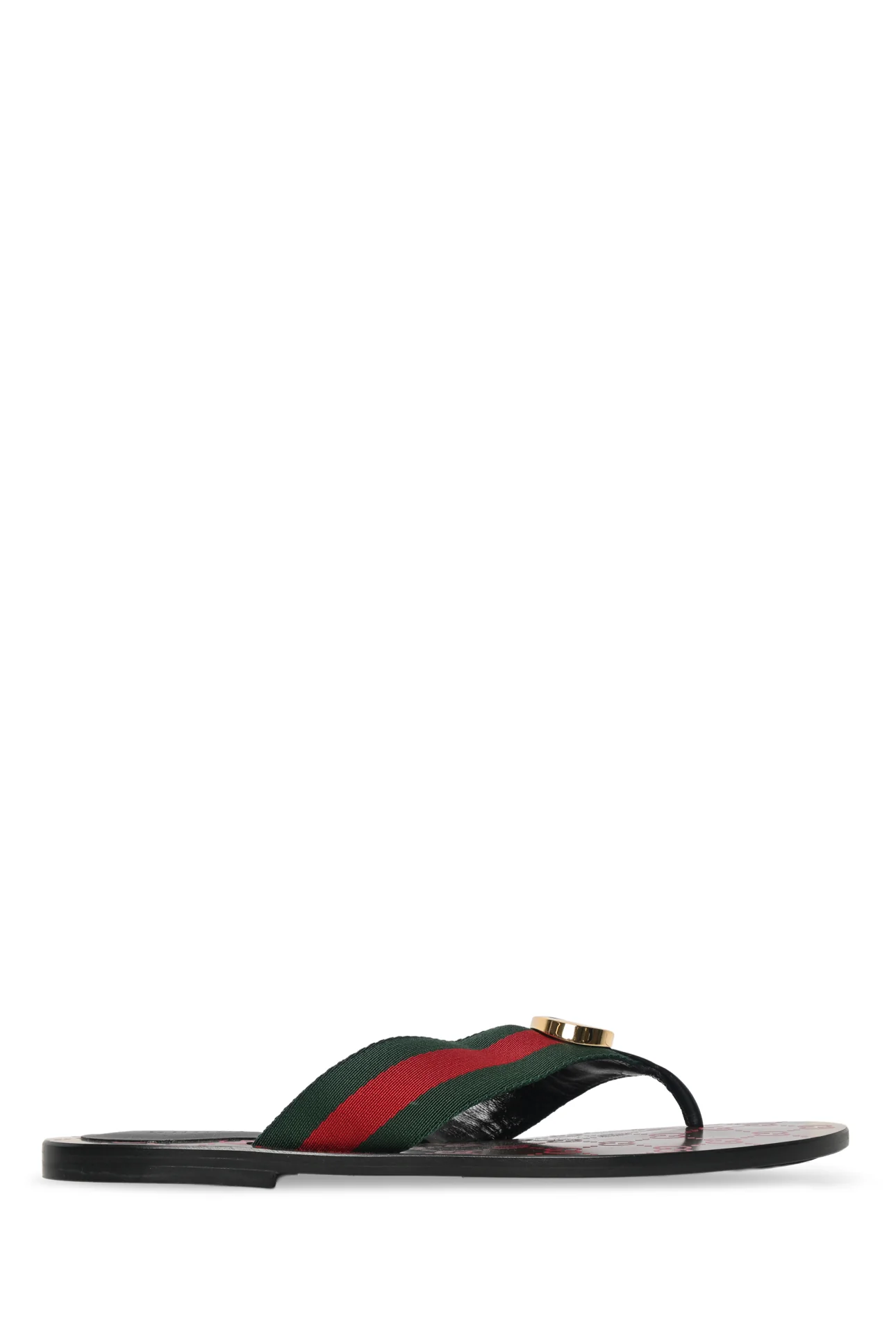 Gucci Size 39 Kika GG Web Thong Sandals