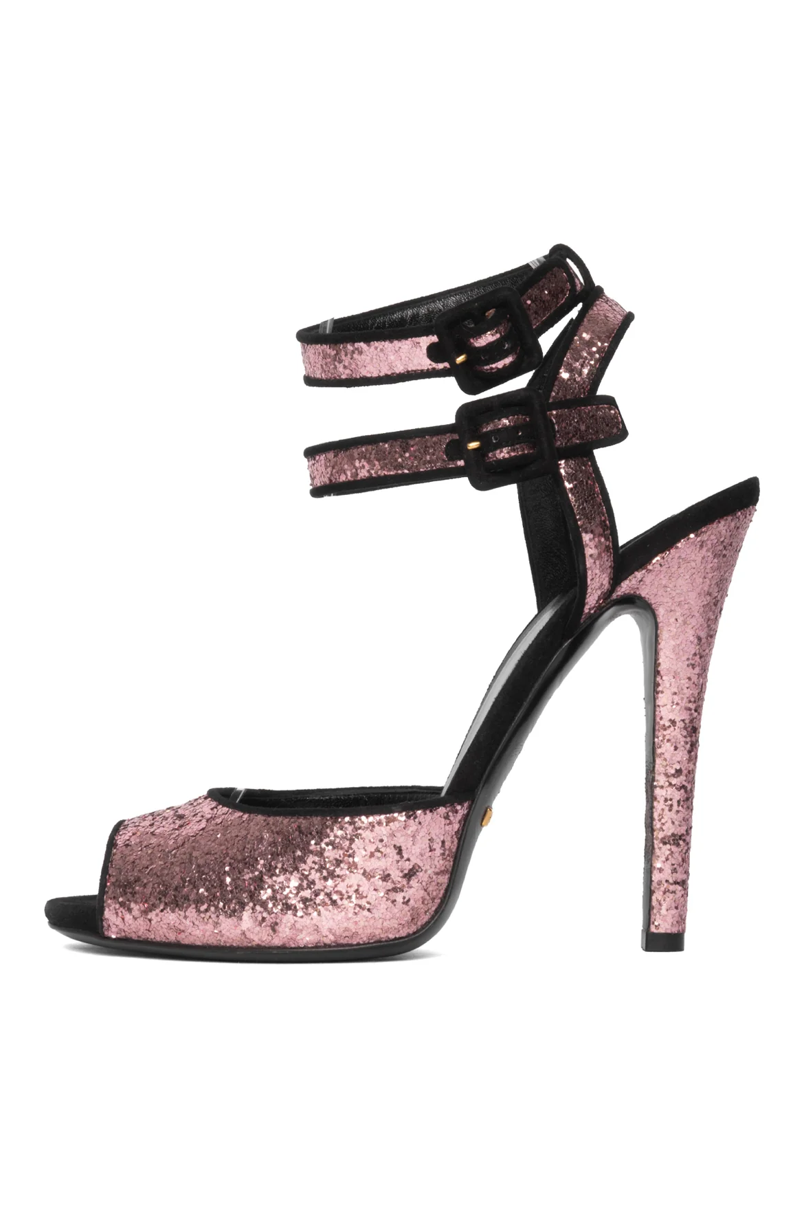Gucci Size 40 Glitter Sandals - Image 3