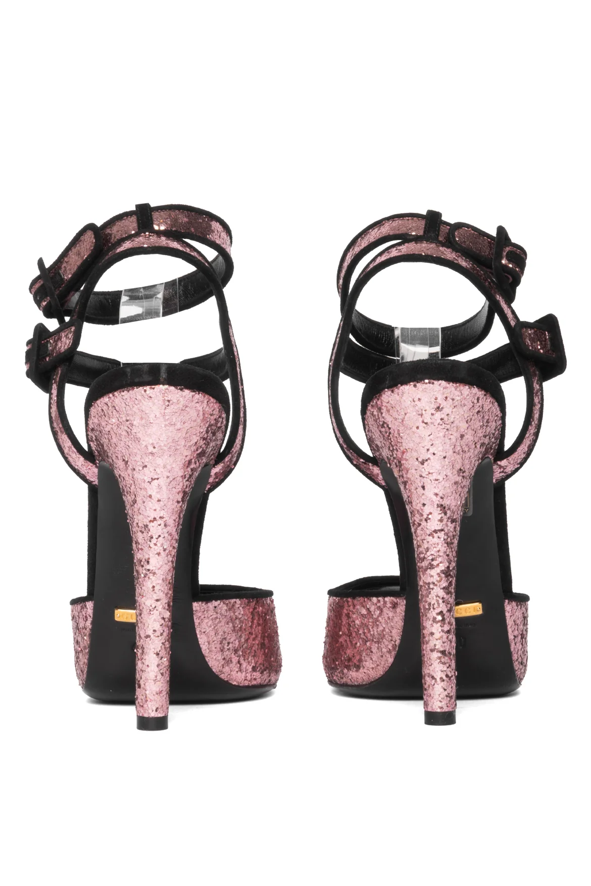 Gucci Size 40 Glitter Sandals - Image 4