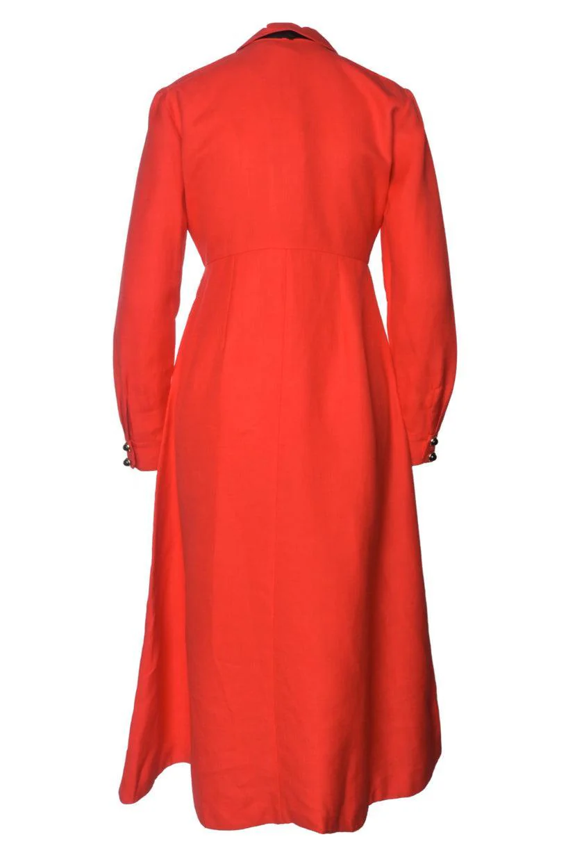 Gucci Size 40 Long Sleeve Bow Tie Maxi Dress - Image 2