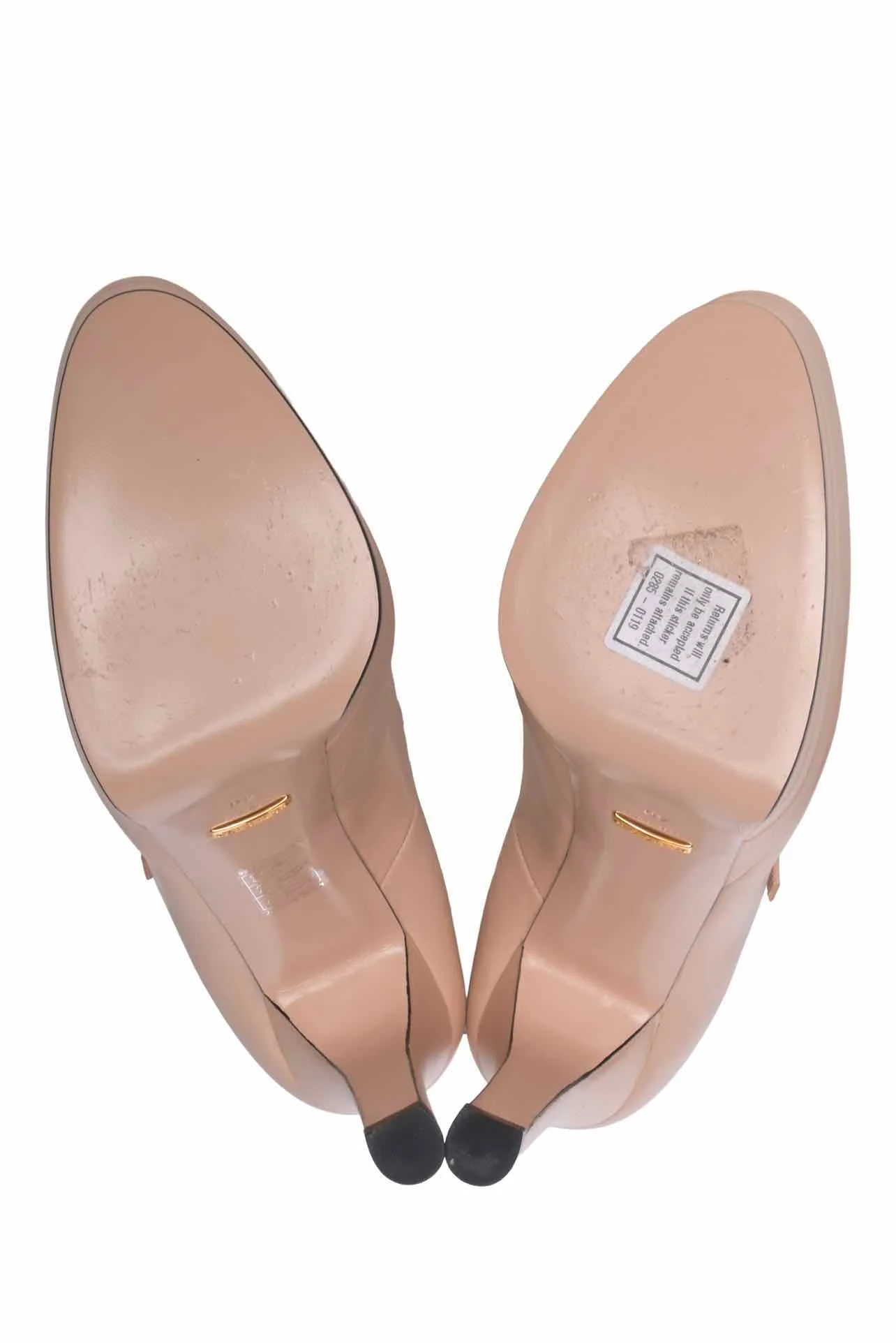 Gucci Size 40 Platform Leather Pumps - Image 6