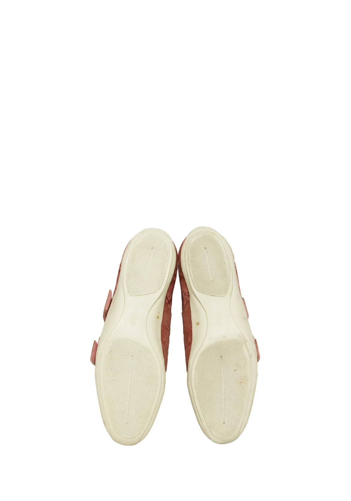 Gucci Size 40 Suede Monogram Sneakers - Image 5