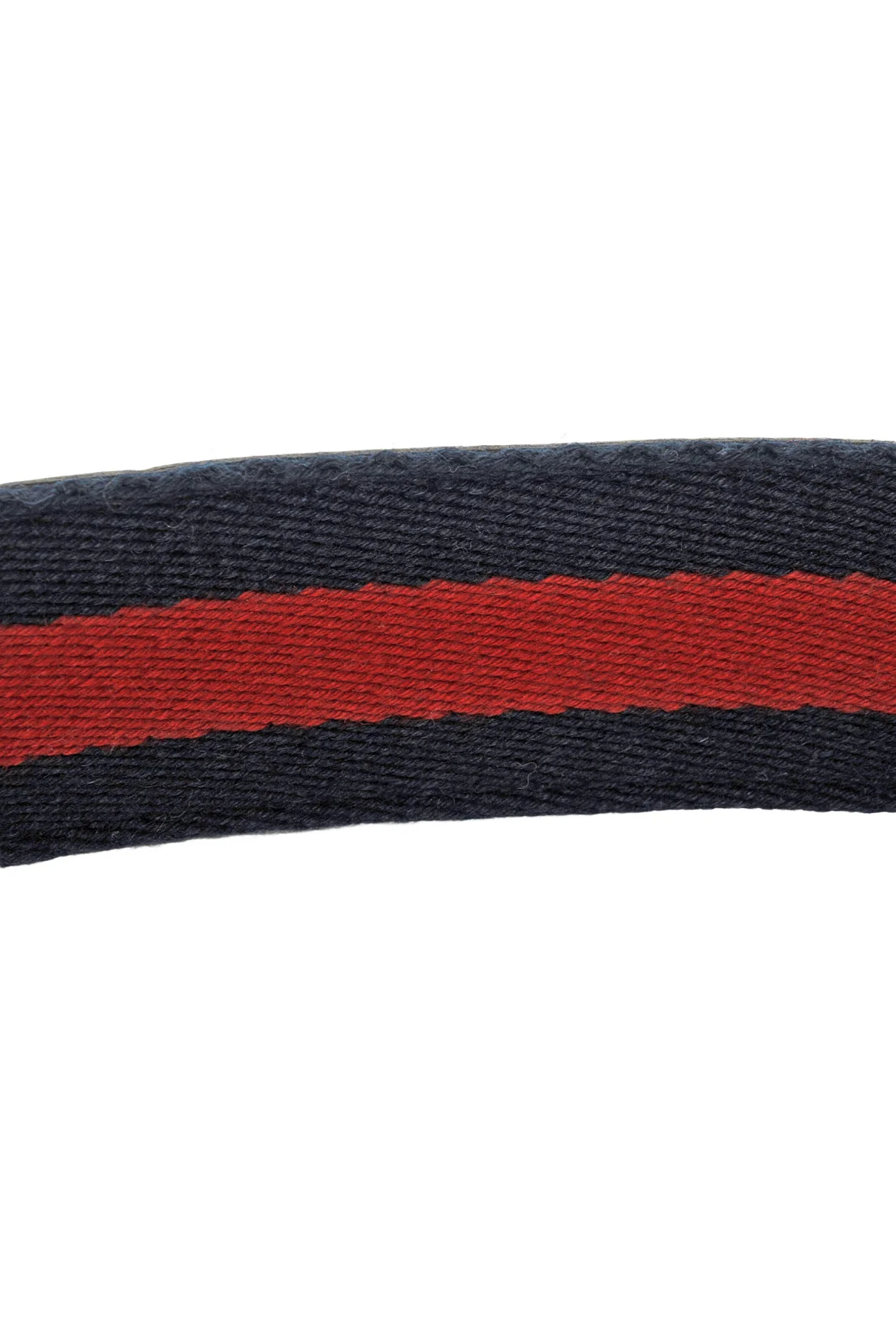 Gucci Size 42 Men's Vintage Reversible Canvas & Leather Belt - Image 2